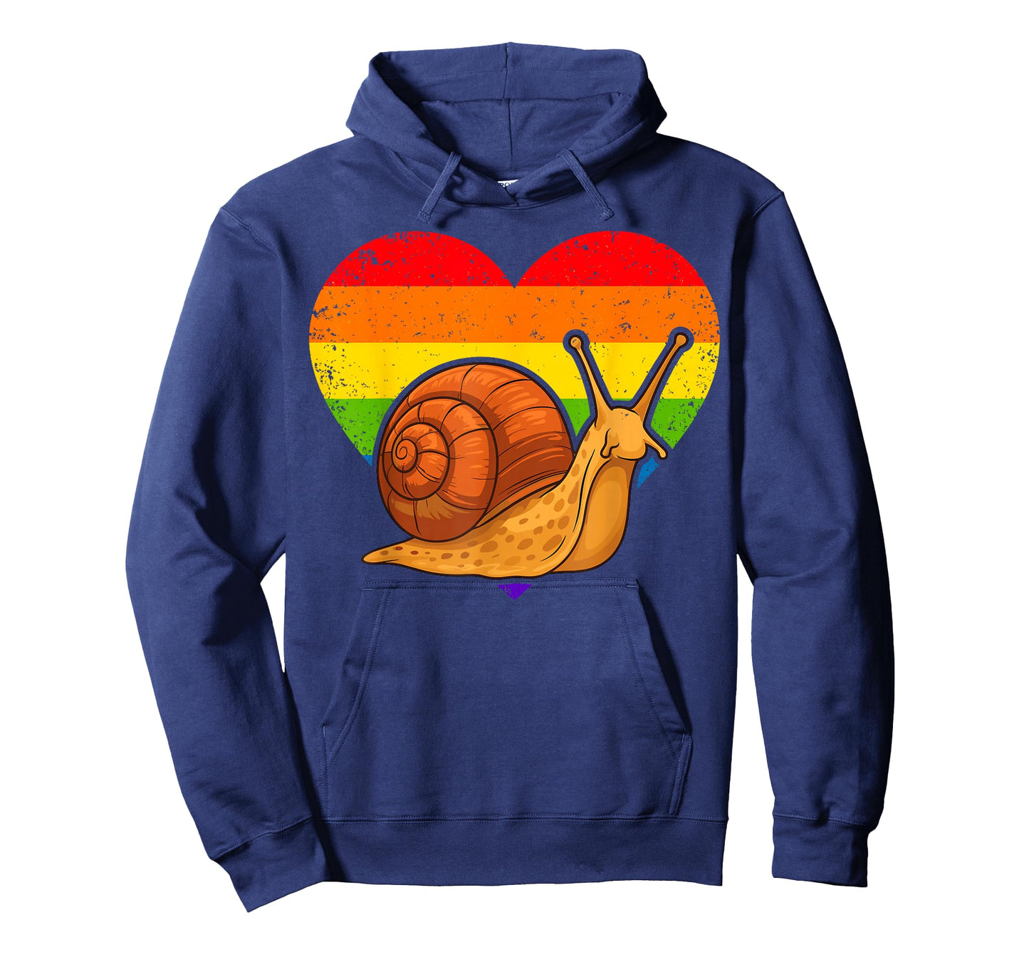 Snail Rainbow Heart T-Shirt