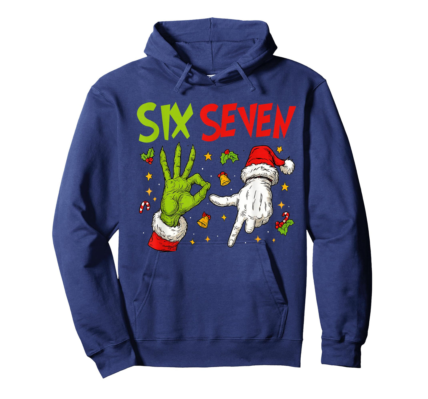 Trending Six Seven Meme Christmas 67 Xmas Men Women Kids T-Shirt