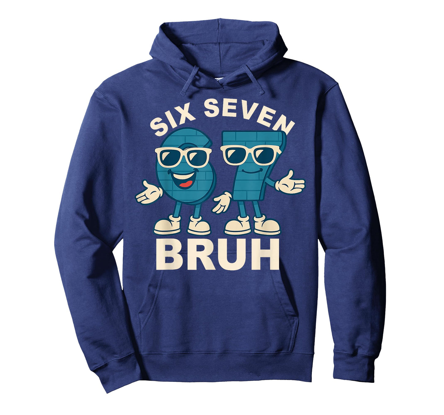 Funny Six Seven Bruh Brainrot Meme Gift for Men Women Kids T-Shirt