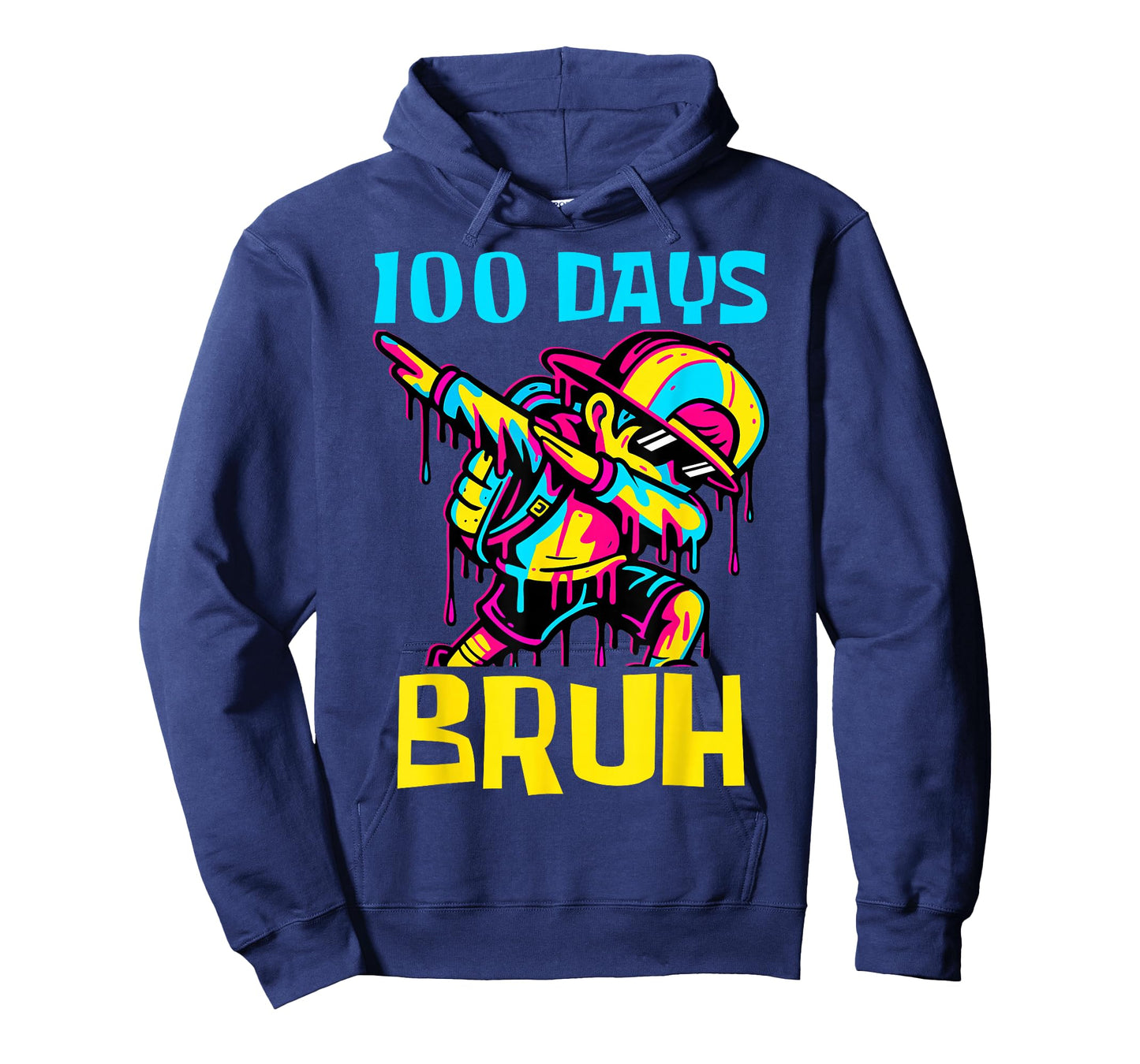 Dabbing 100 Days of School Drip Toddler Kids 100th Day Boys T-Shirt