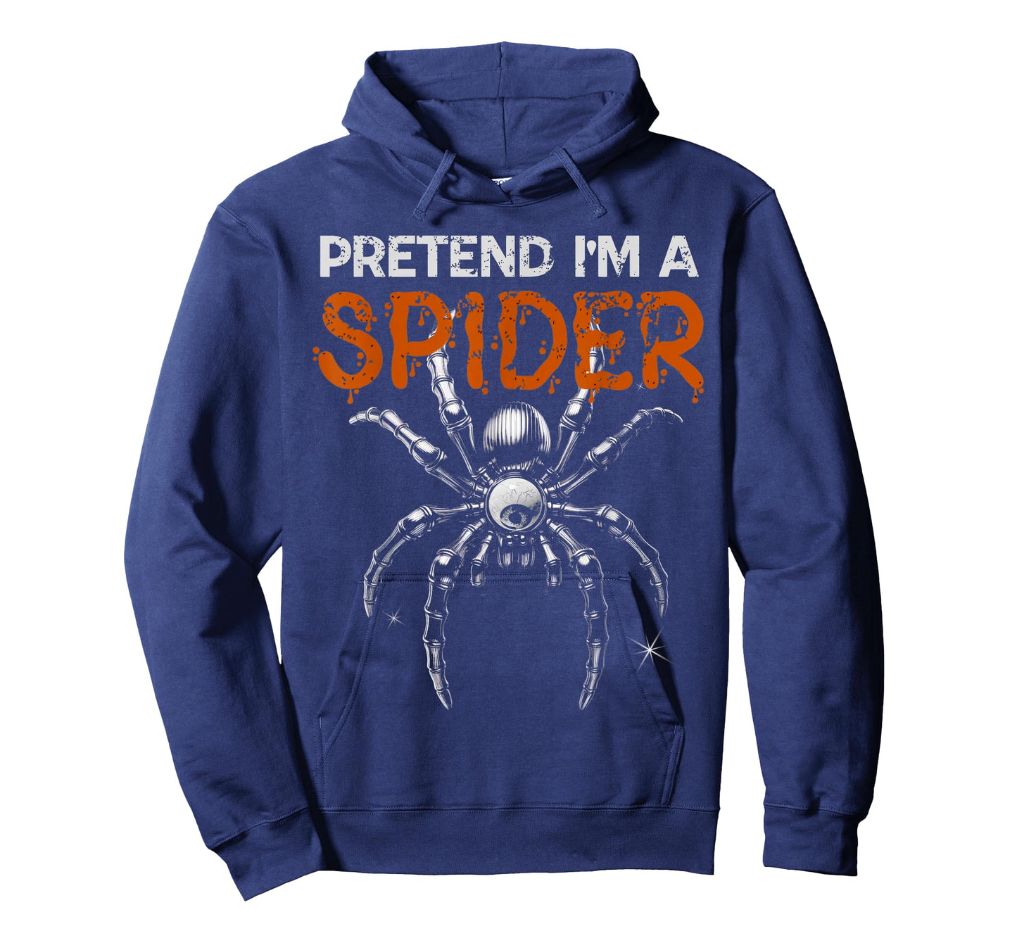 Pretend I'm A Spider Funny Halloween Creepy Men Women Boys T-Shirt