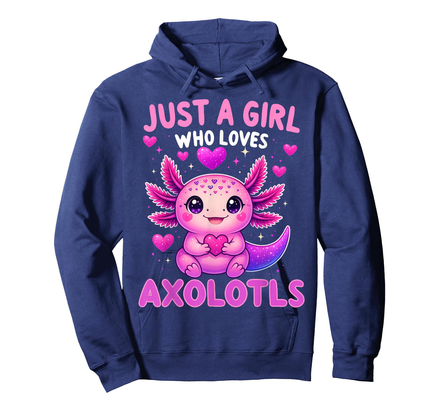 Axolotl Kawaii Just A Girl Who Loves Axolotls Girls Kids T-Shirt