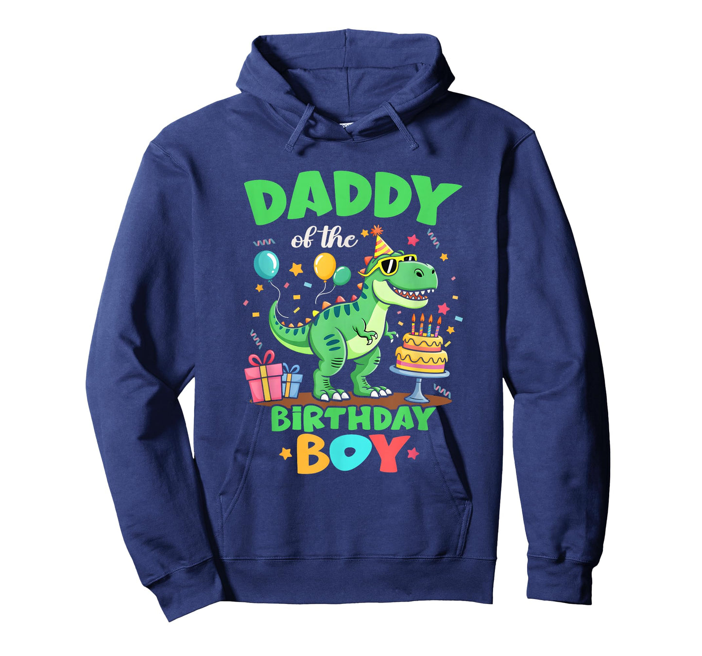 Daddy of The Birthday Boy T Rex Dinosaur Family Party T-Shirt