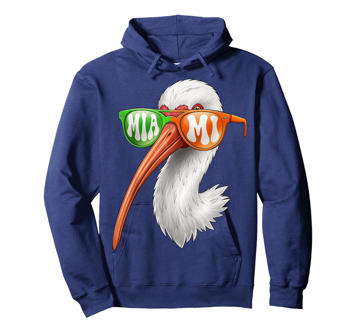 Vintage American White Ibis with Sunglasses for Men Women T-Shirt