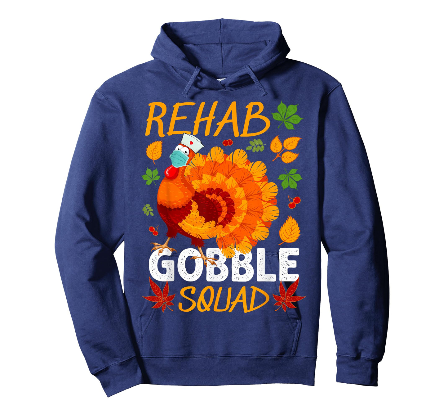 Rehab Gobble Squad Turkey Thanksgiving Fall T-Shirt