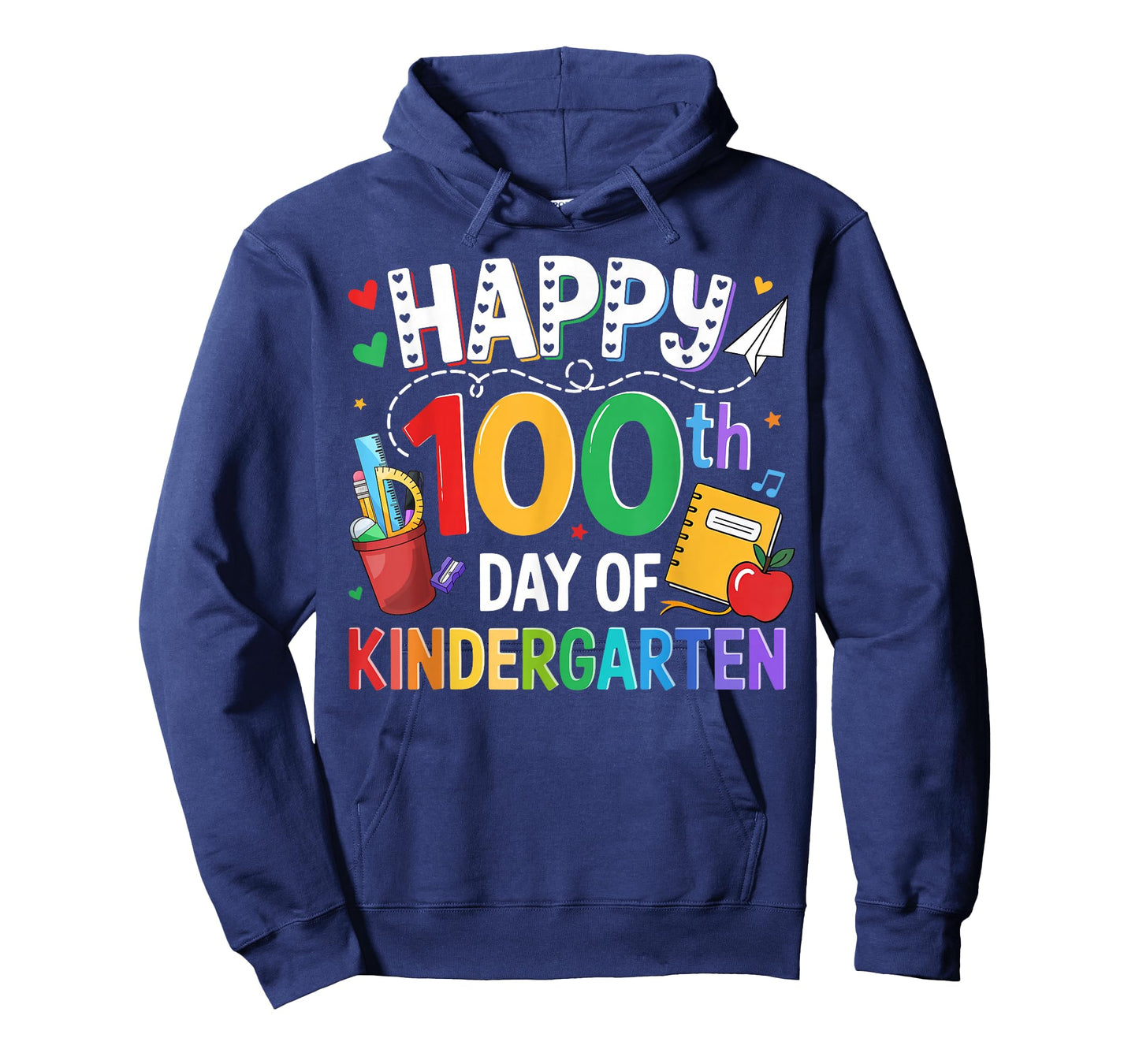 100 Days of Kindergarten Teacher Happy 100th Day of School T-Shirt