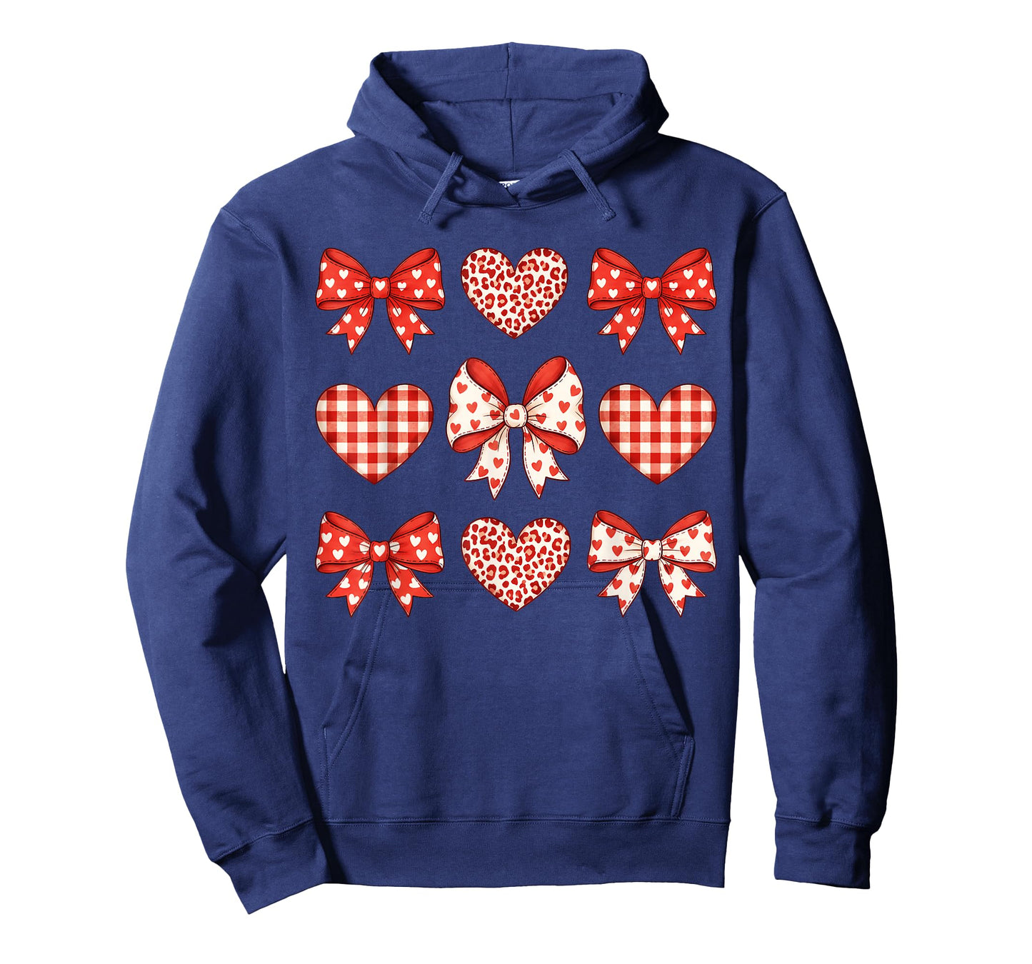 Hearts Coquette Bows Valentines Day for Women Girls Kids T-Shirt