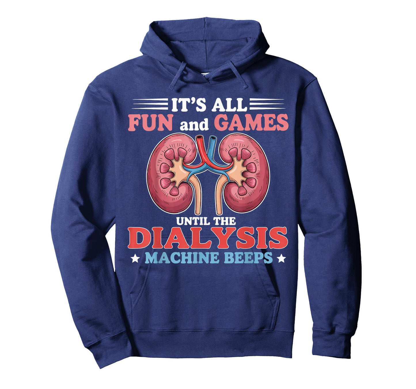 All Fun and Games Nephrology Tech Kidney Dialysis Nurse T-Shirt
