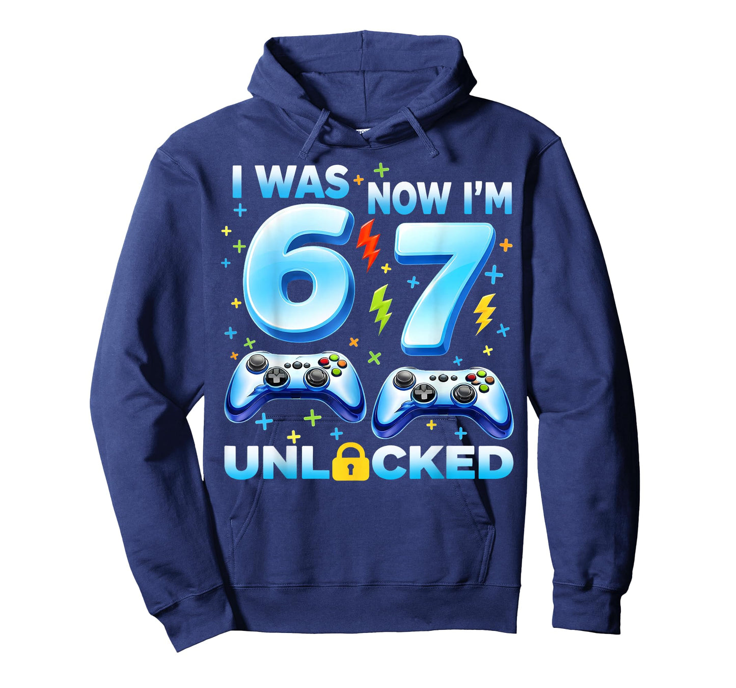 I was 6 Now I'm 7 Unlocked Gaming Boy Gifts for Boys Kids T-Shirt