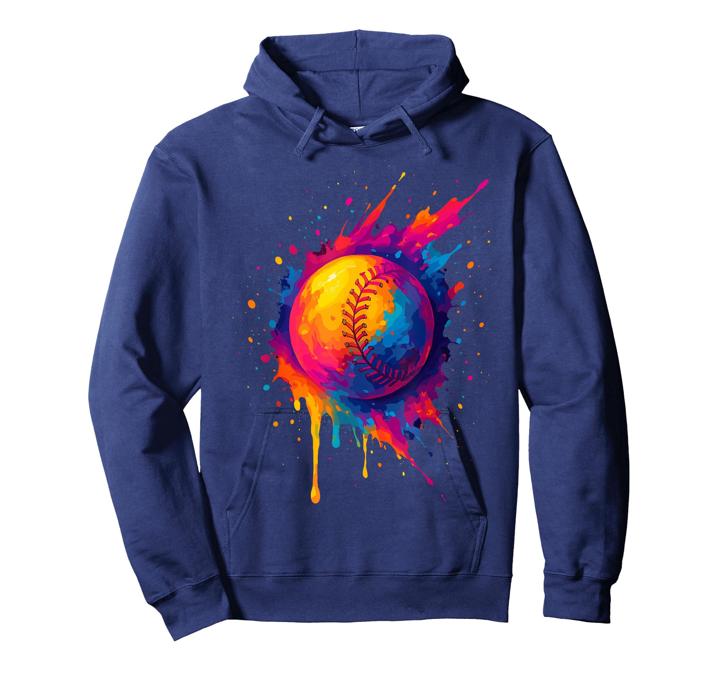 Color Splash Baseball Drip Shirt Graffiti Baseball Lifestyle T-Shirt