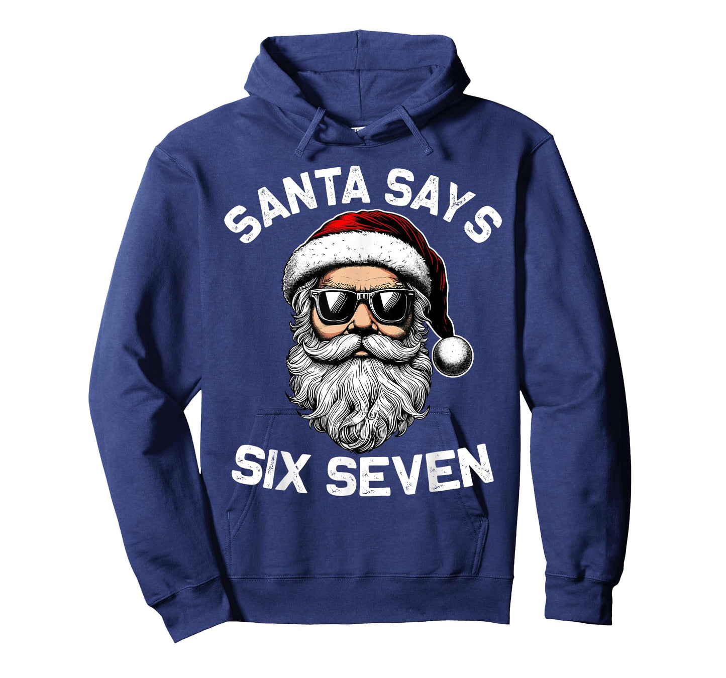 Funny Santa Says Six Seven Christmas 67 Meme Xmas Men Kids T-Shirt