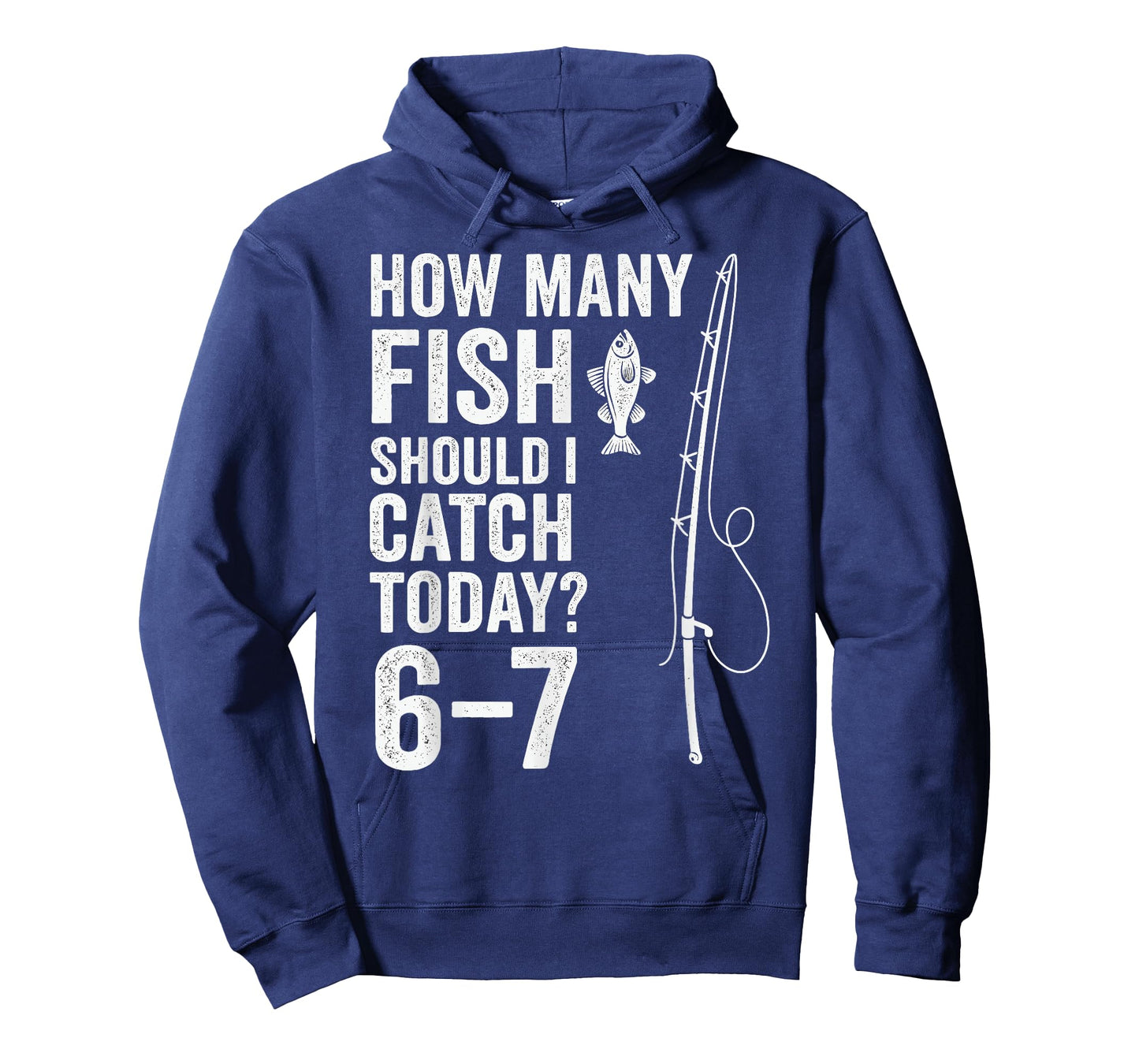 Six Seven Meme Fish Angler 6-7 Funny Fishing 67 T-Shirt