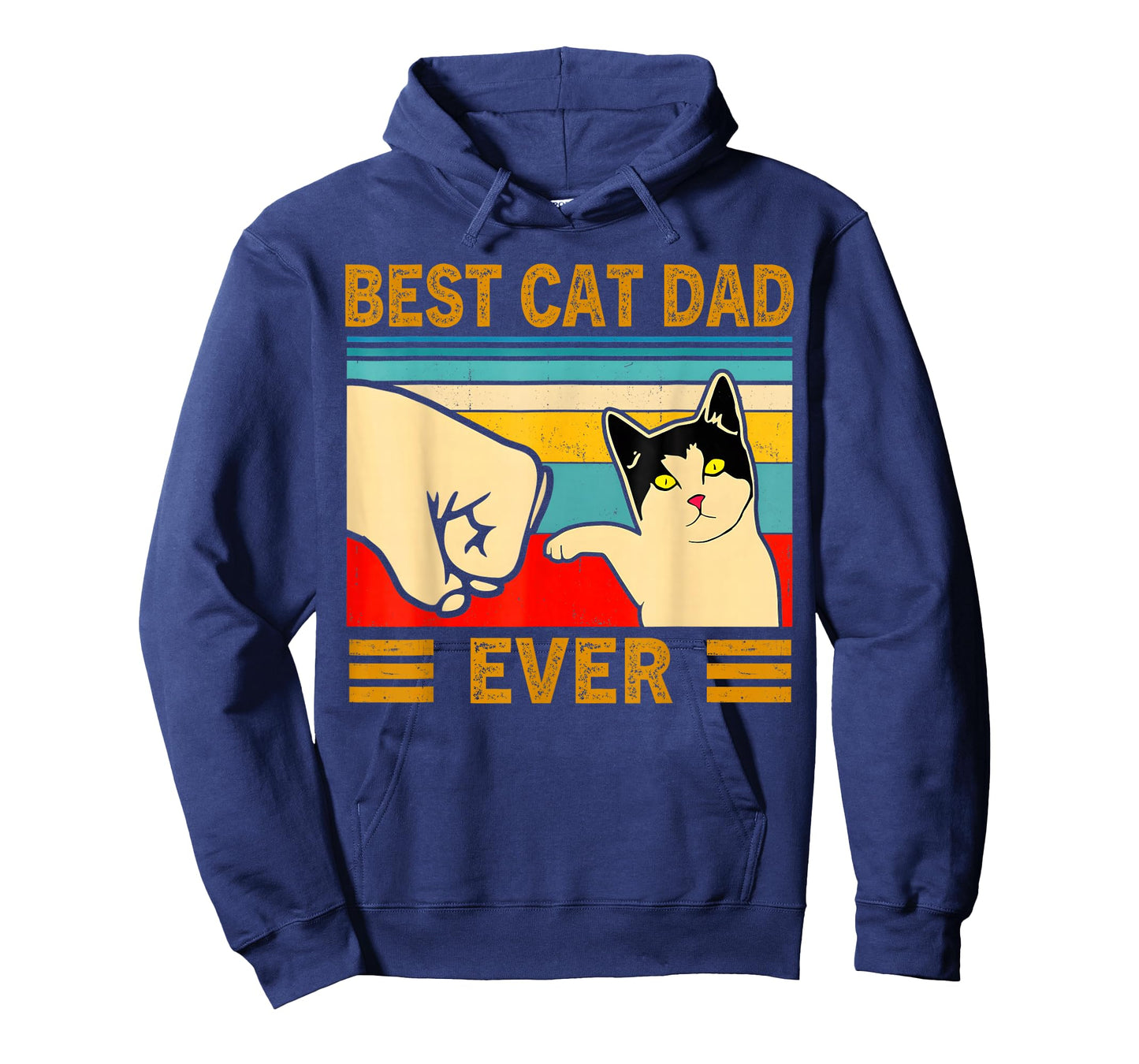 Cat-Shirt Men Best Cat Dad Ever Funny Cat Lover Gift T-Shirt