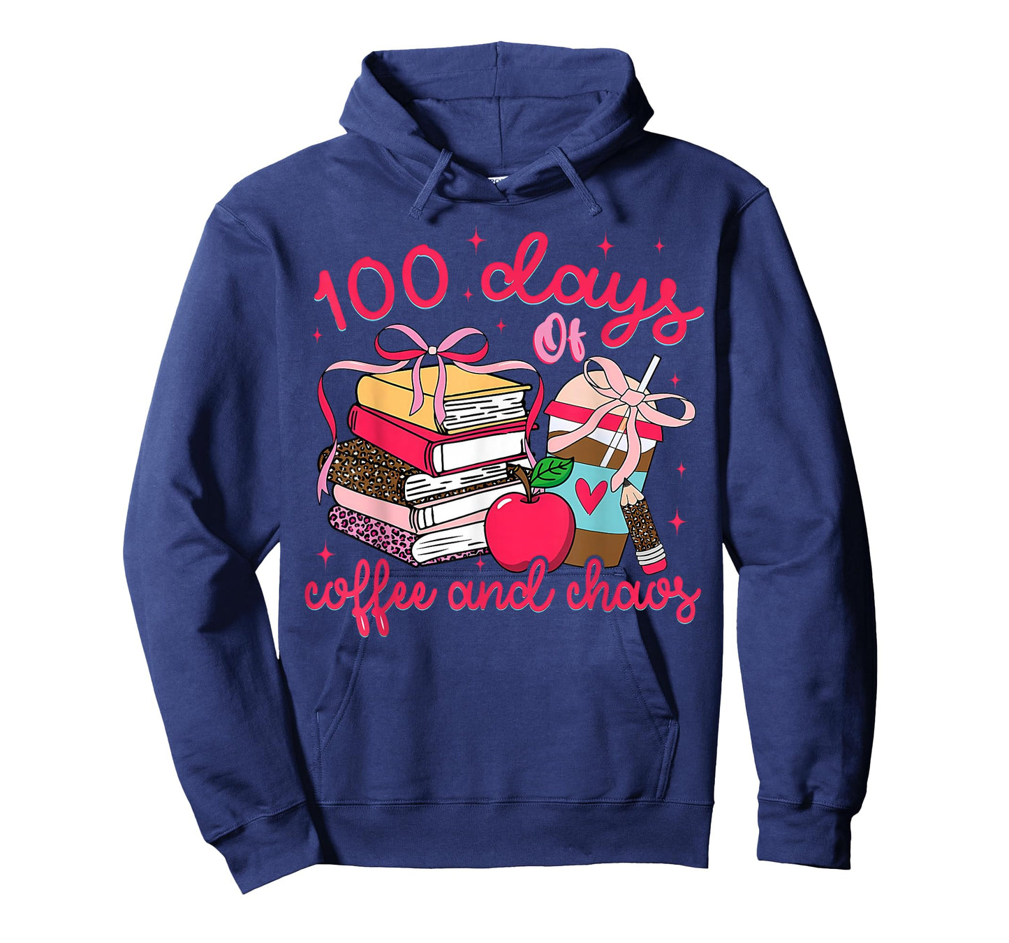 100 Days of Coffee Chaos Teacher 100th Day of School T-Shirt