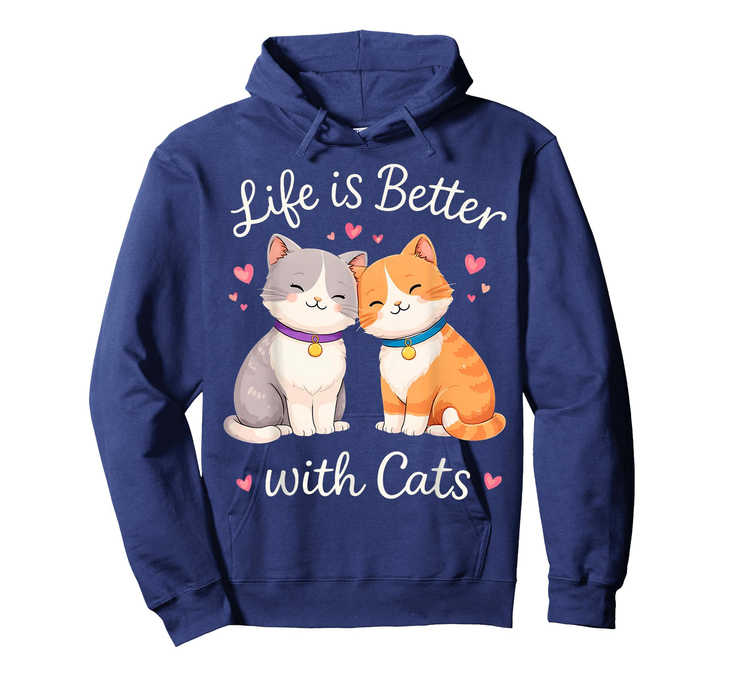 Valentine's Cat Lover Life is Better with Cats T-Shirt