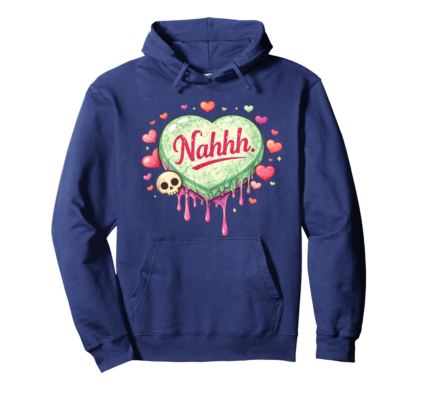Funny Anti-Valentines Day Heart Candy Nahhh Nah No Nope T-Shirt