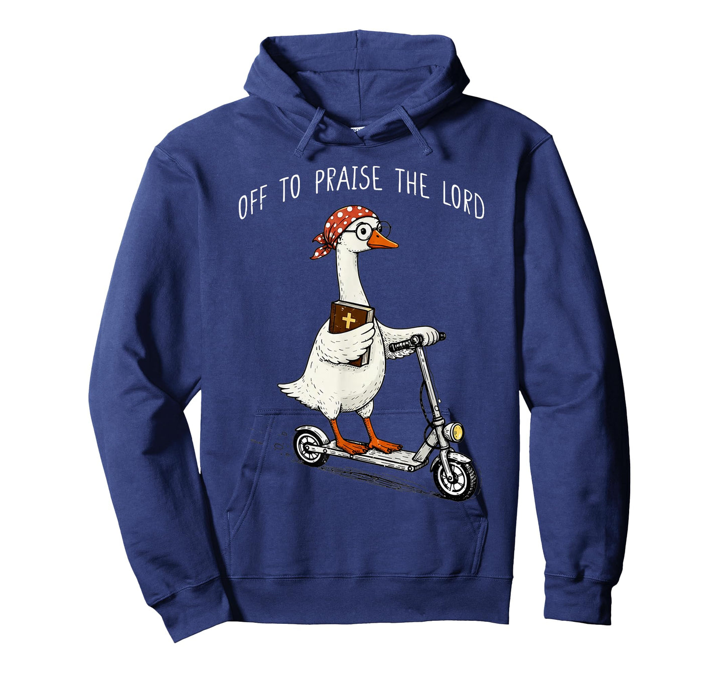 Off to Praise The Lord Funny Christian Meme Goose Humor T-Shirt
