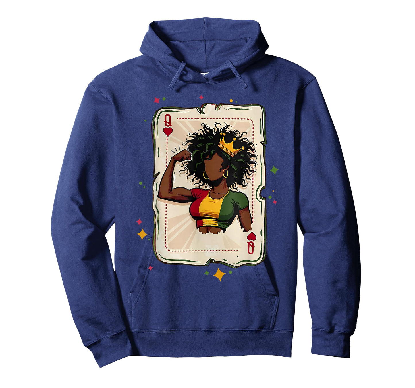 Black Woman African Melanin Queen Card Black History Month T-Shirt