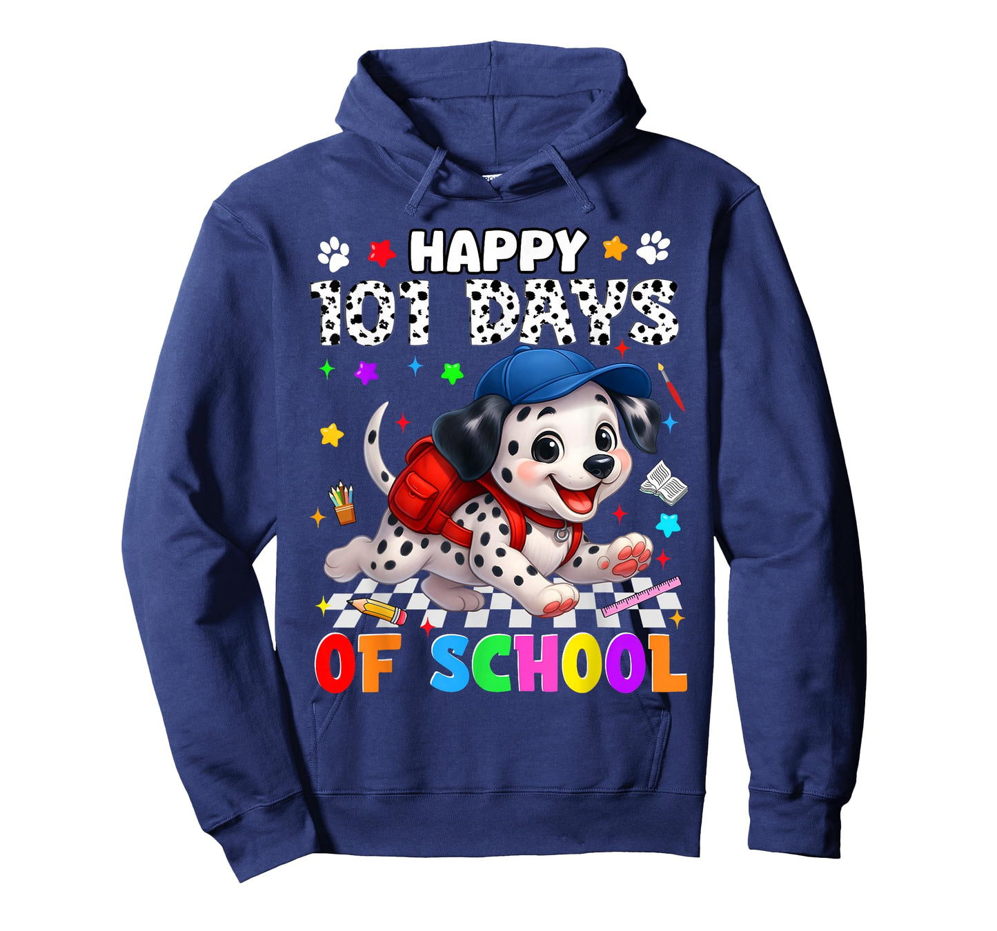 Happy 101 Days of School Dog 100th Day Teacher Boy T-Shirt