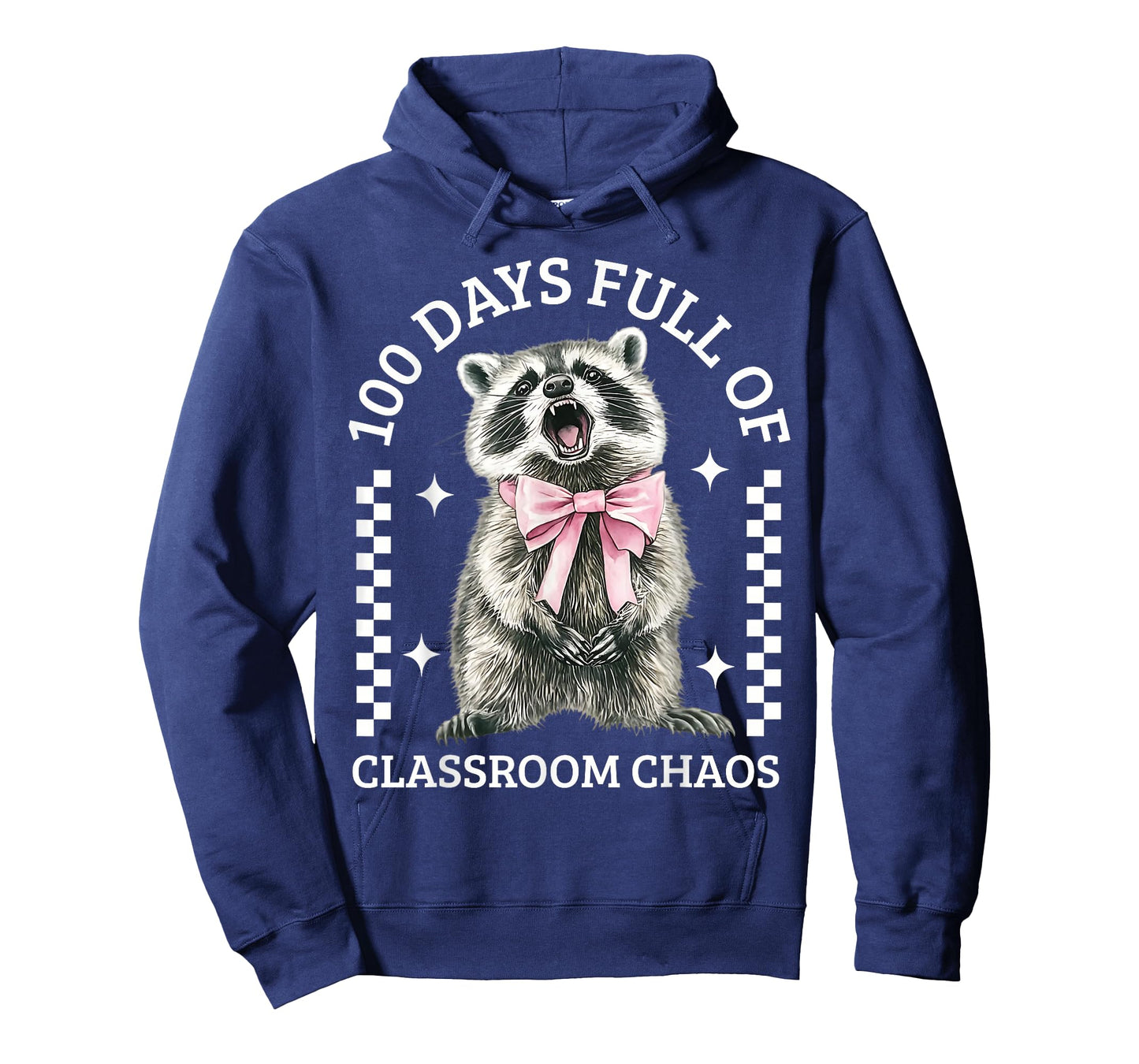 100 Days Full of Classroom Chaos Funny 100th Day of School T-Shirt