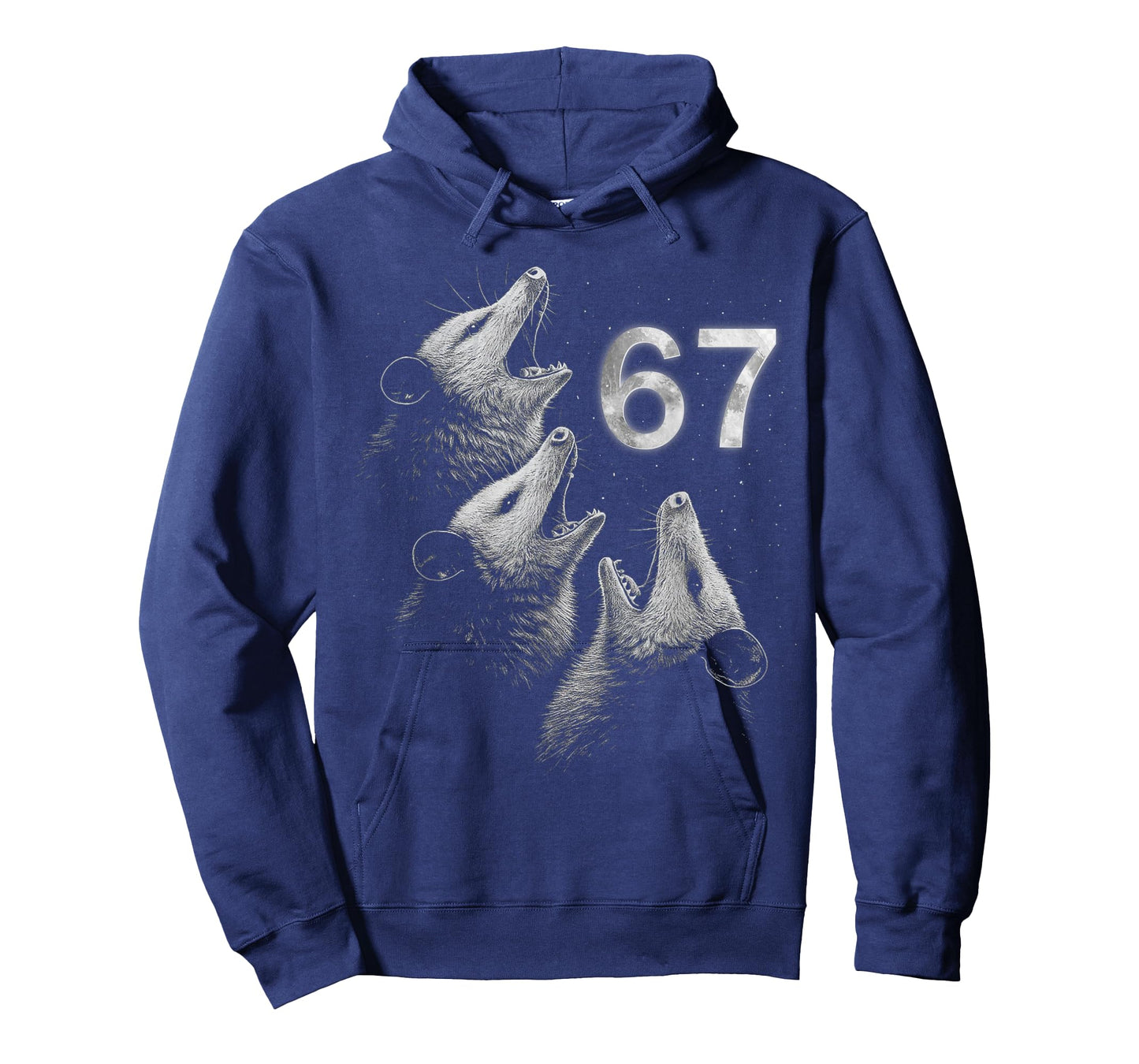 67 Meme Opossum Howling at The Moon 67 Six Seven Meme T-Shirt