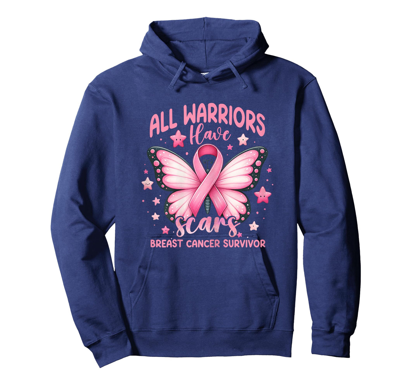 Dressed in Pink Breast Cancer Awareness Warrior in Pink T-Shirt