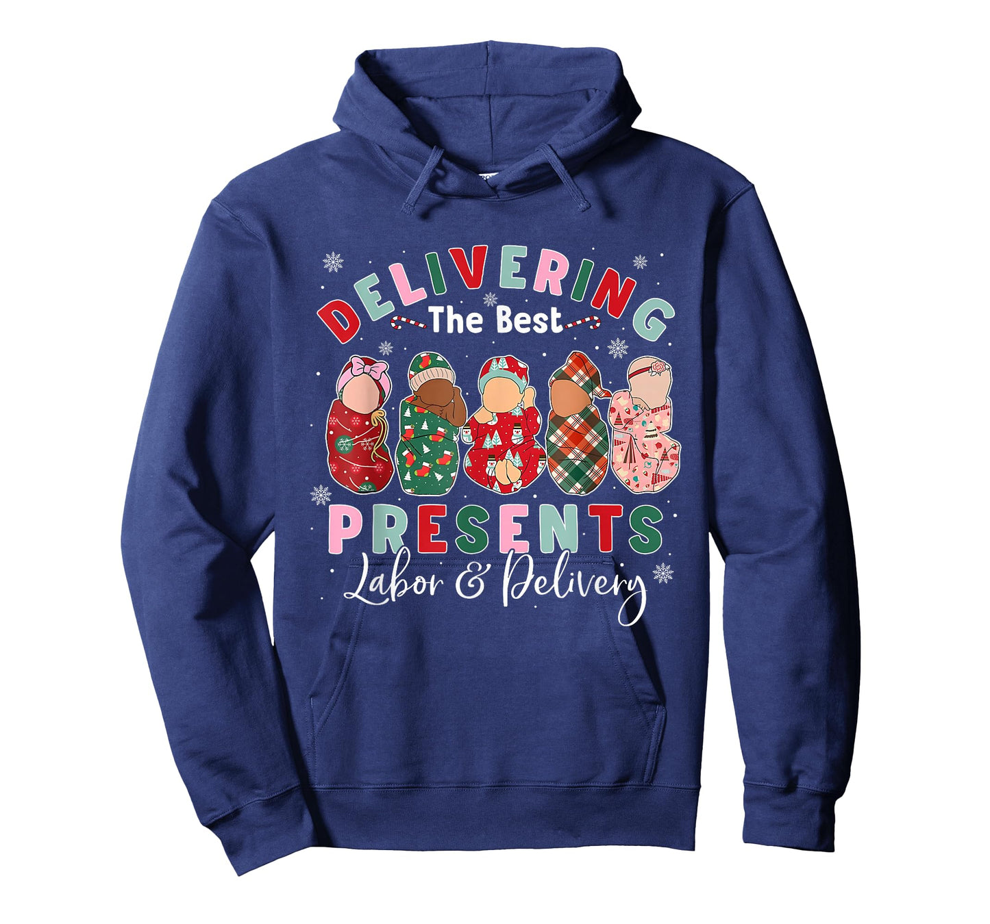 Delivering The Best Presents Labor & Delivery L&D Nurse Xmas T-Shirt