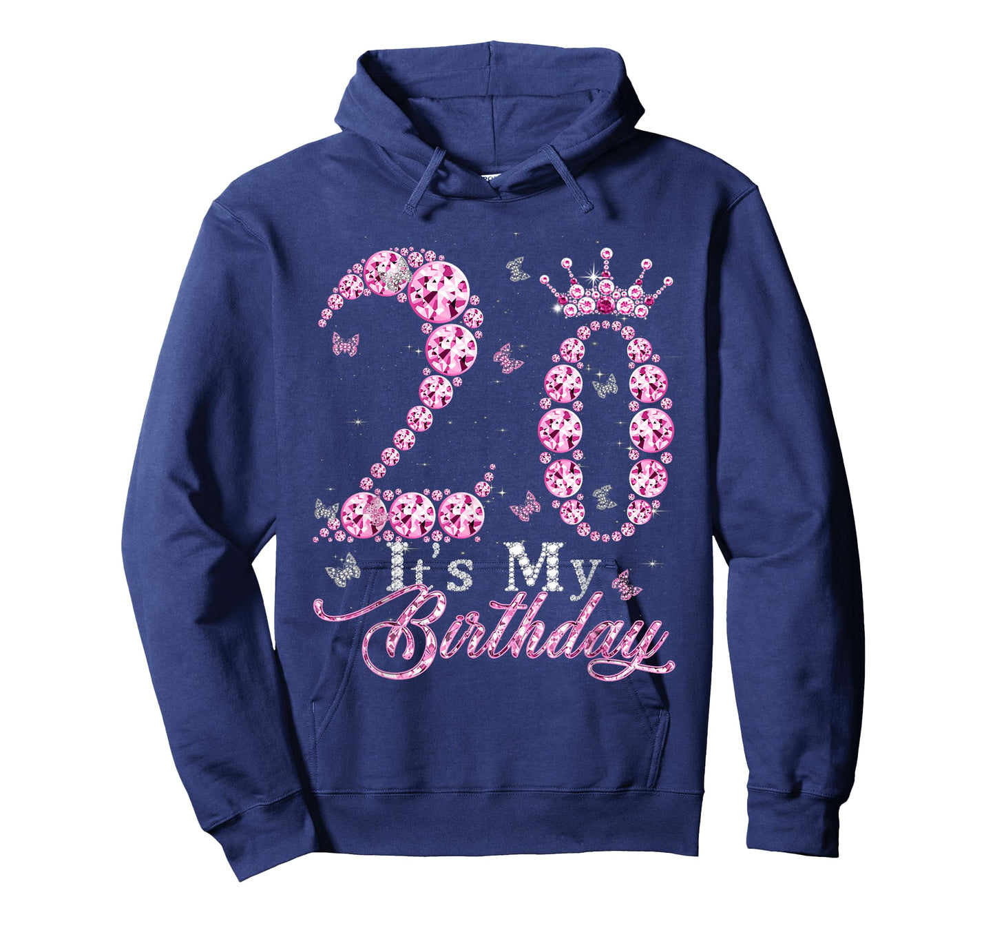 It's My 20th Birthday Queen Diamond Crown 20 Year Old Women T-Shirt