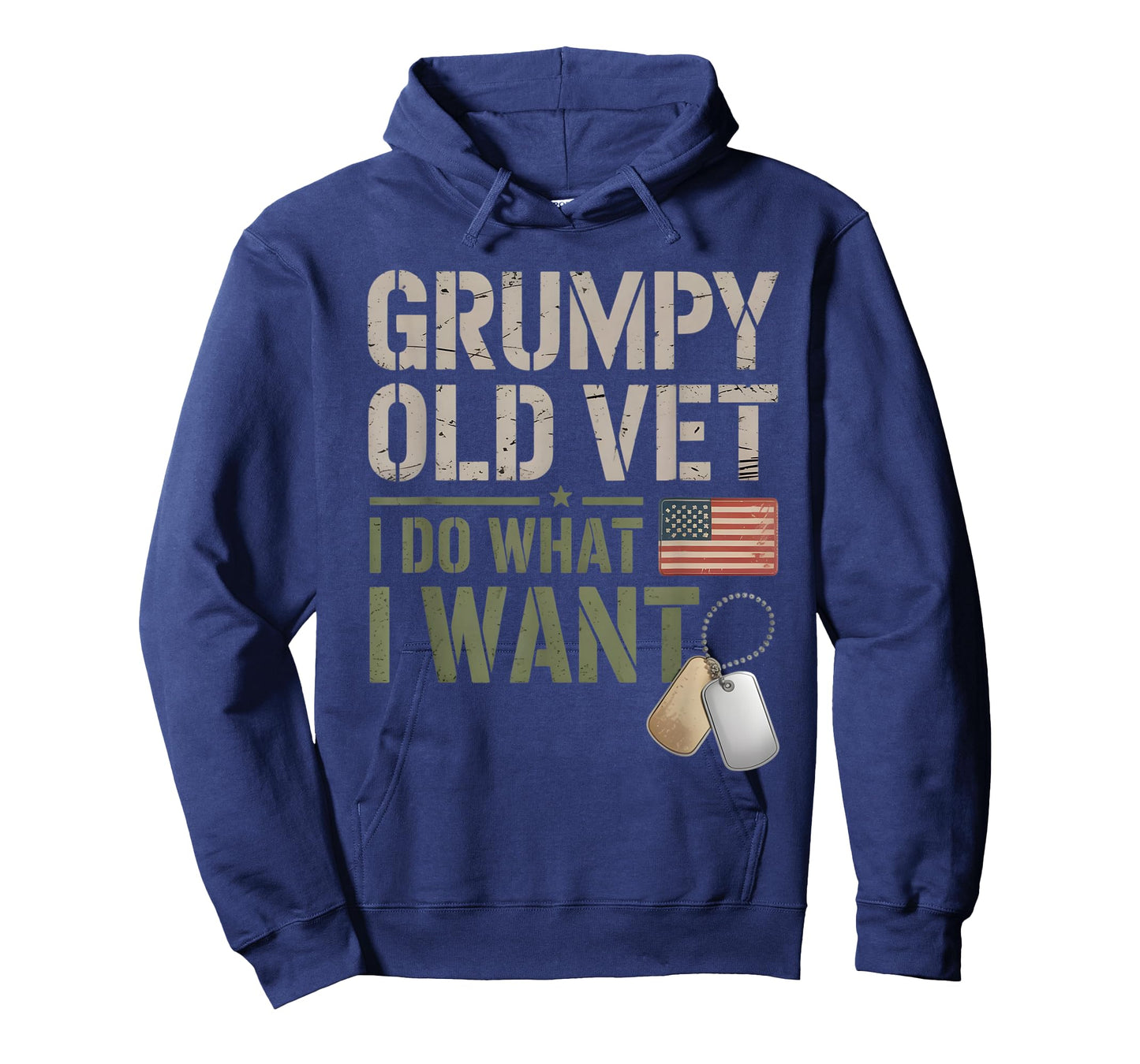 Grumpy Old Vet Old Veteran Patriotic T-Shirt