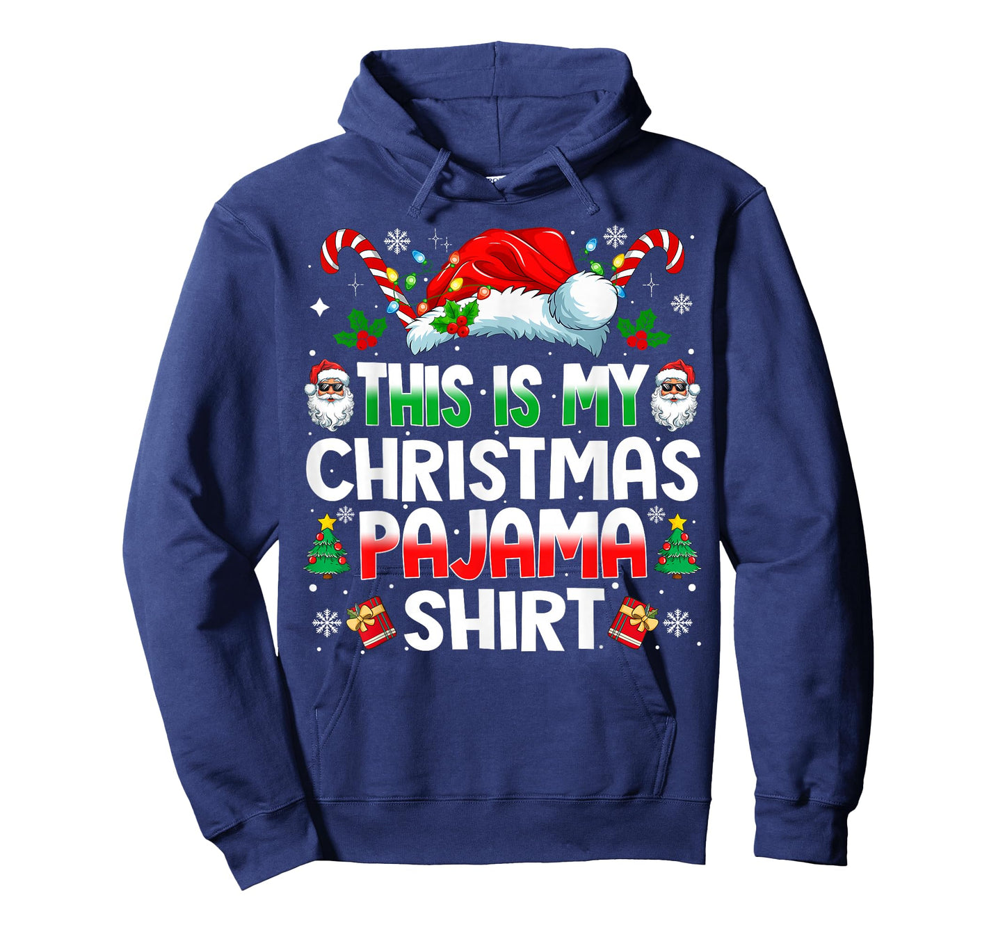 This is My Christmas Pajama Shirt Funny Xmas PJs Men Women T-Shirt