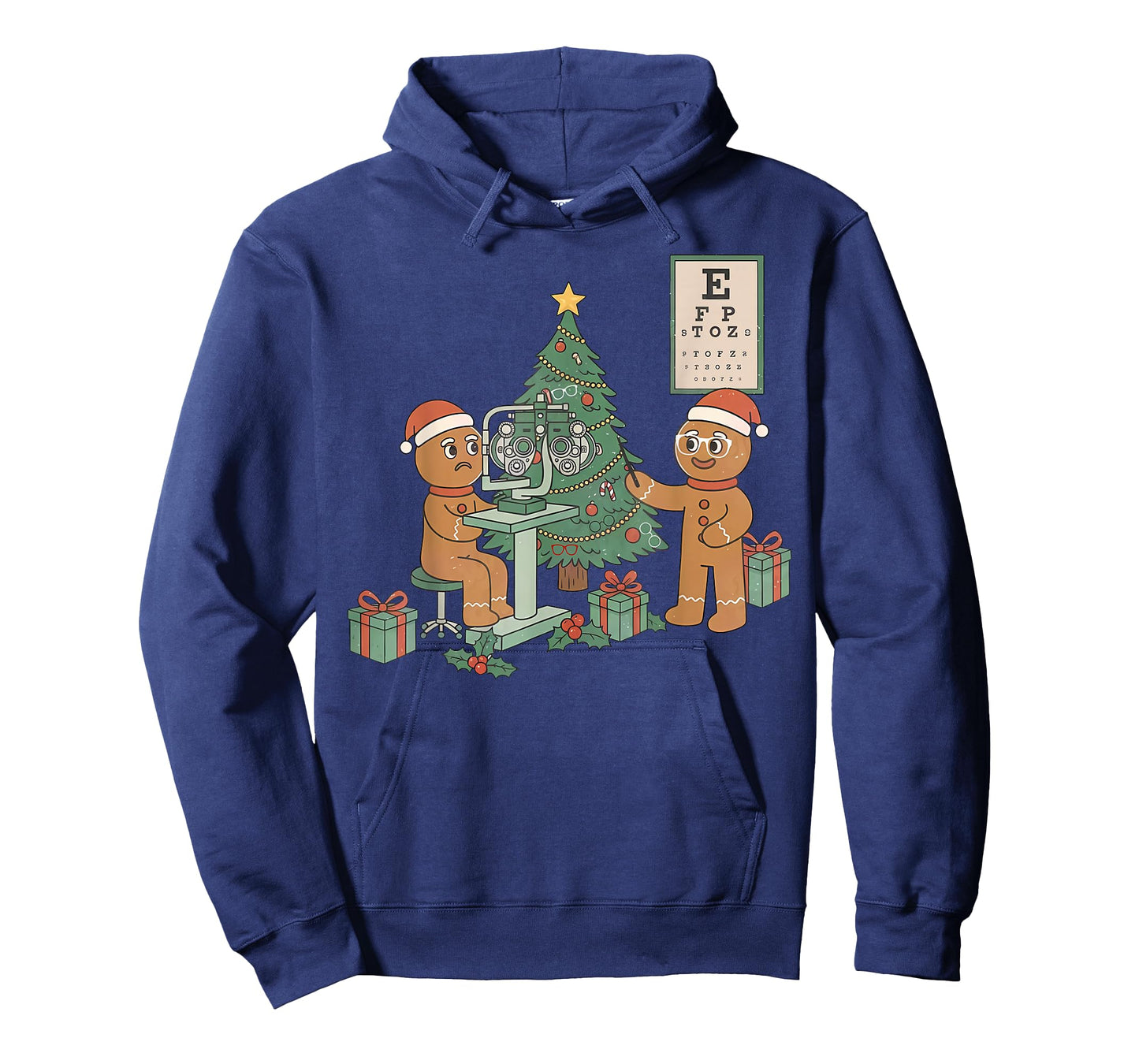 Optometry Gingerbread Christmas Optician Sight Squad Eye Dr T-Shirt