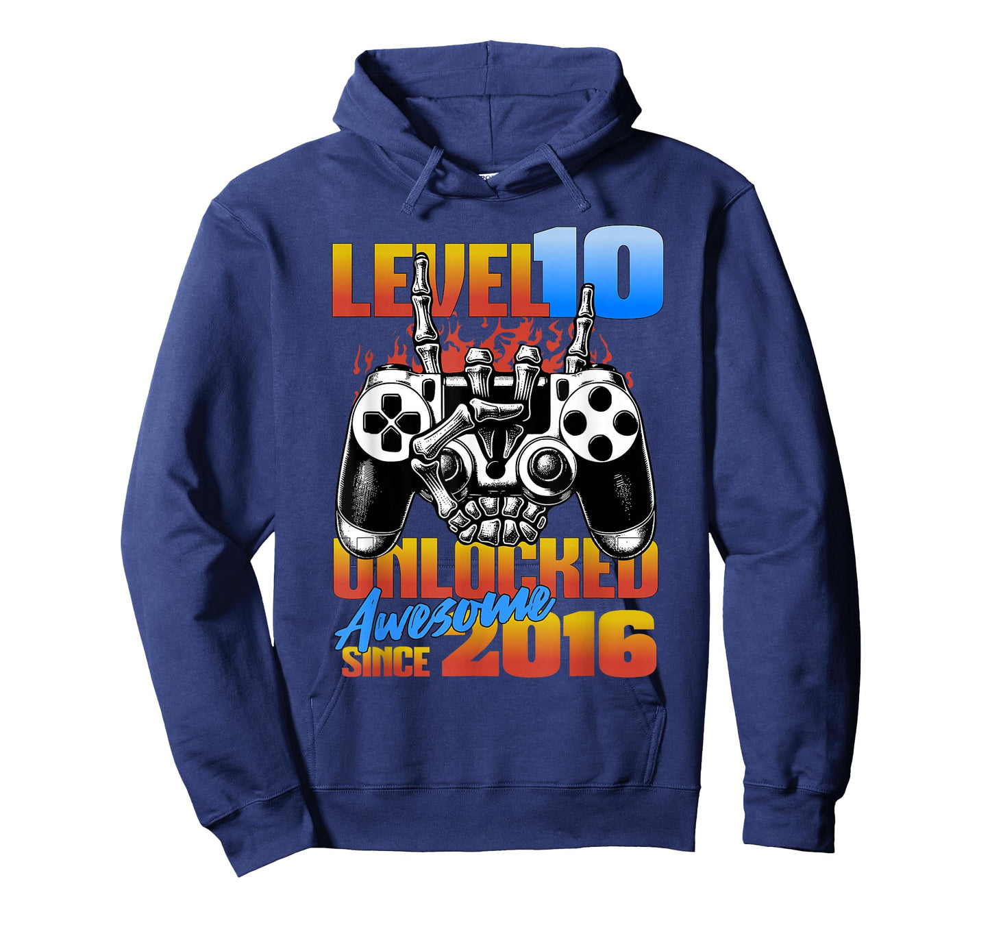 Level 10 Unlocked Awesome Since 2016 10th Birthday Boy T-Shirt
