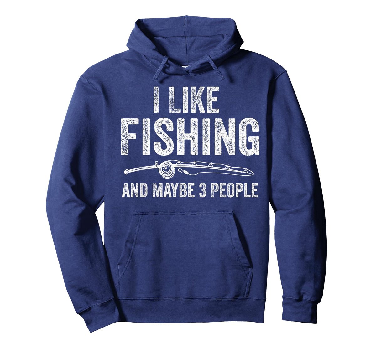 I Like Fishing and Maybe 3 People Funny Fisherman T-Shirt