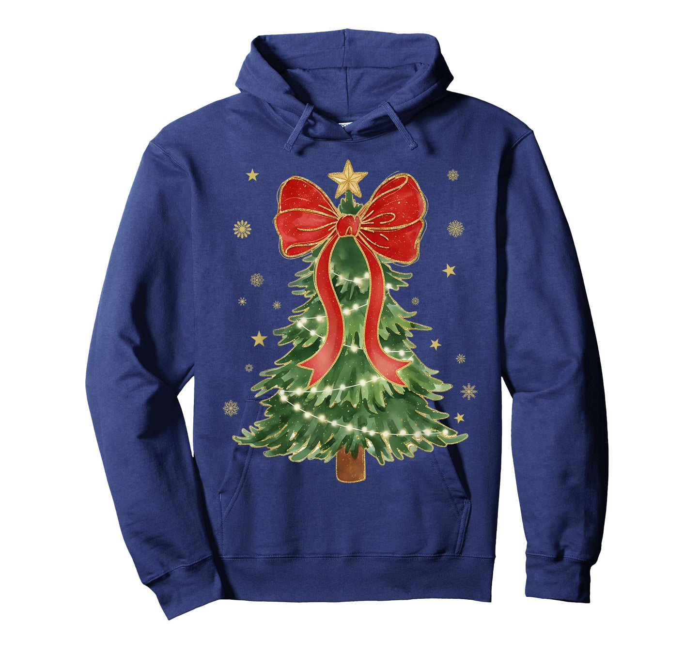 Coquette Bow Christmas Tree Xmas Holiday Girly Outfit Women T-Shirt