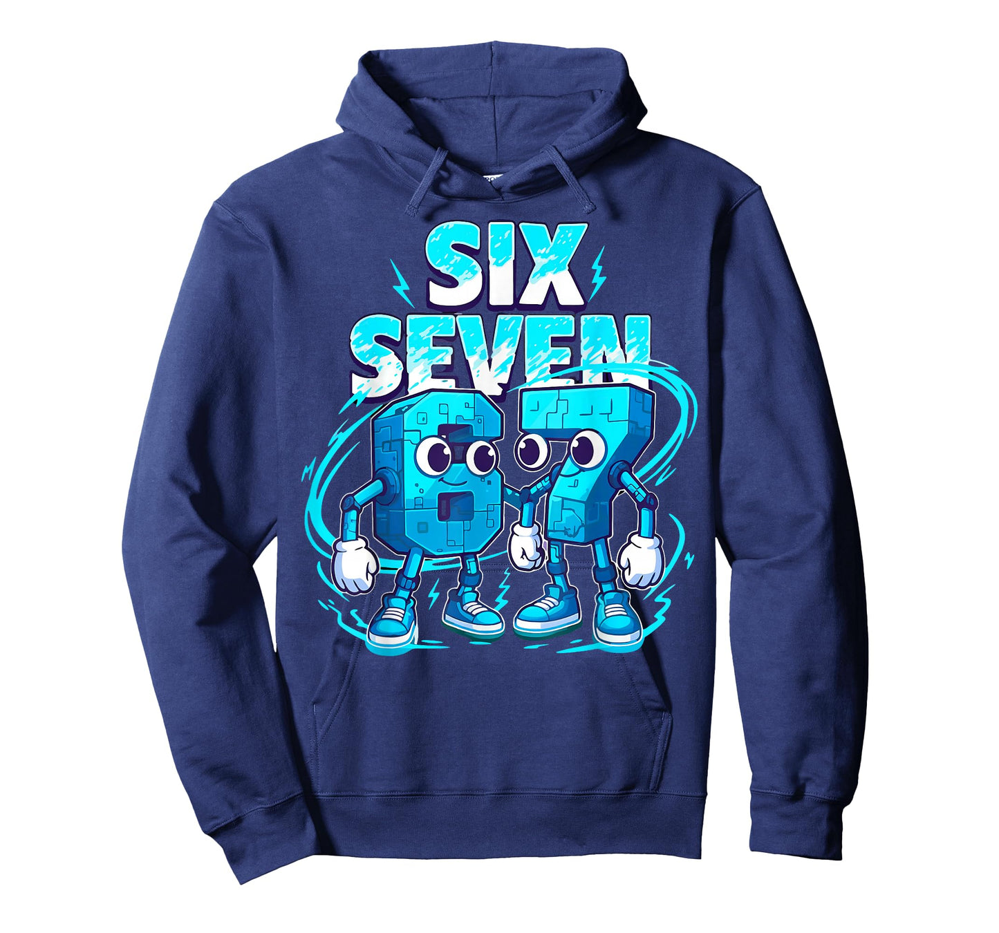 67 Six Seven 6-7 Funny Brainrot Meme Teens Gen Alpha Kids T-Shirt