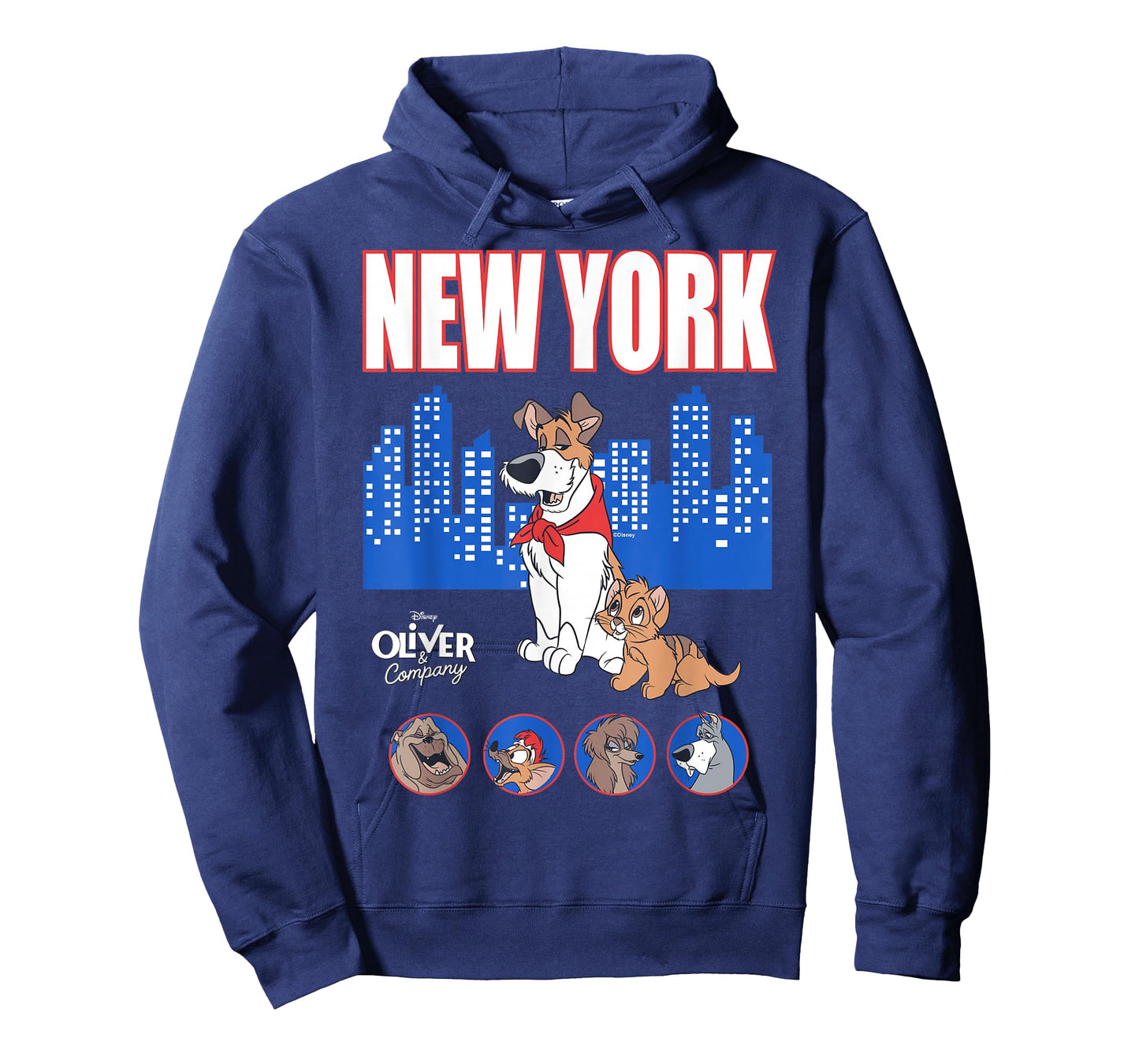 Disney Oliver & Company New York City Retro Skyline T-Shirt