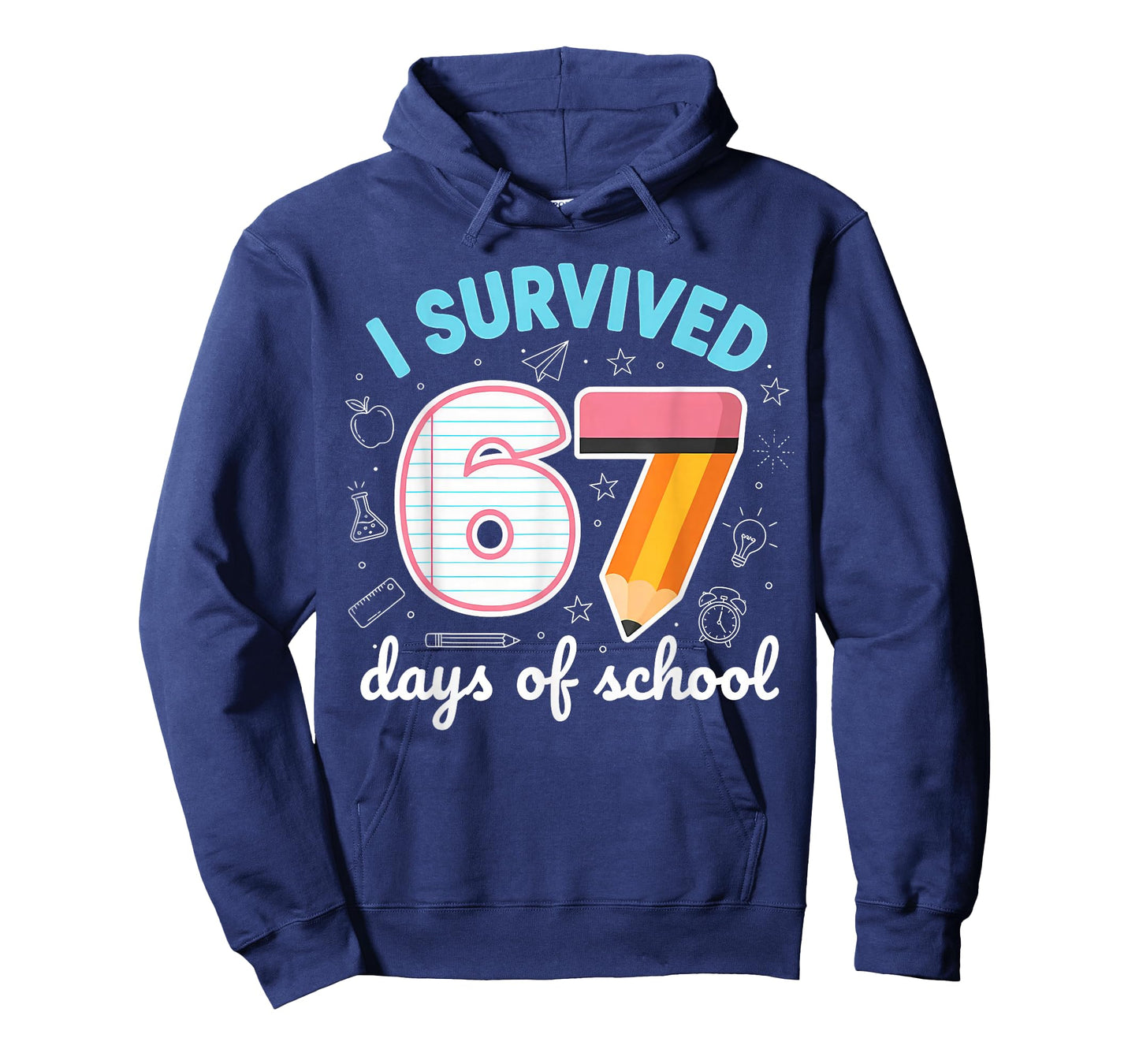 I Survived 67 Days of School Funny Meme Teacher Student T-Shirt