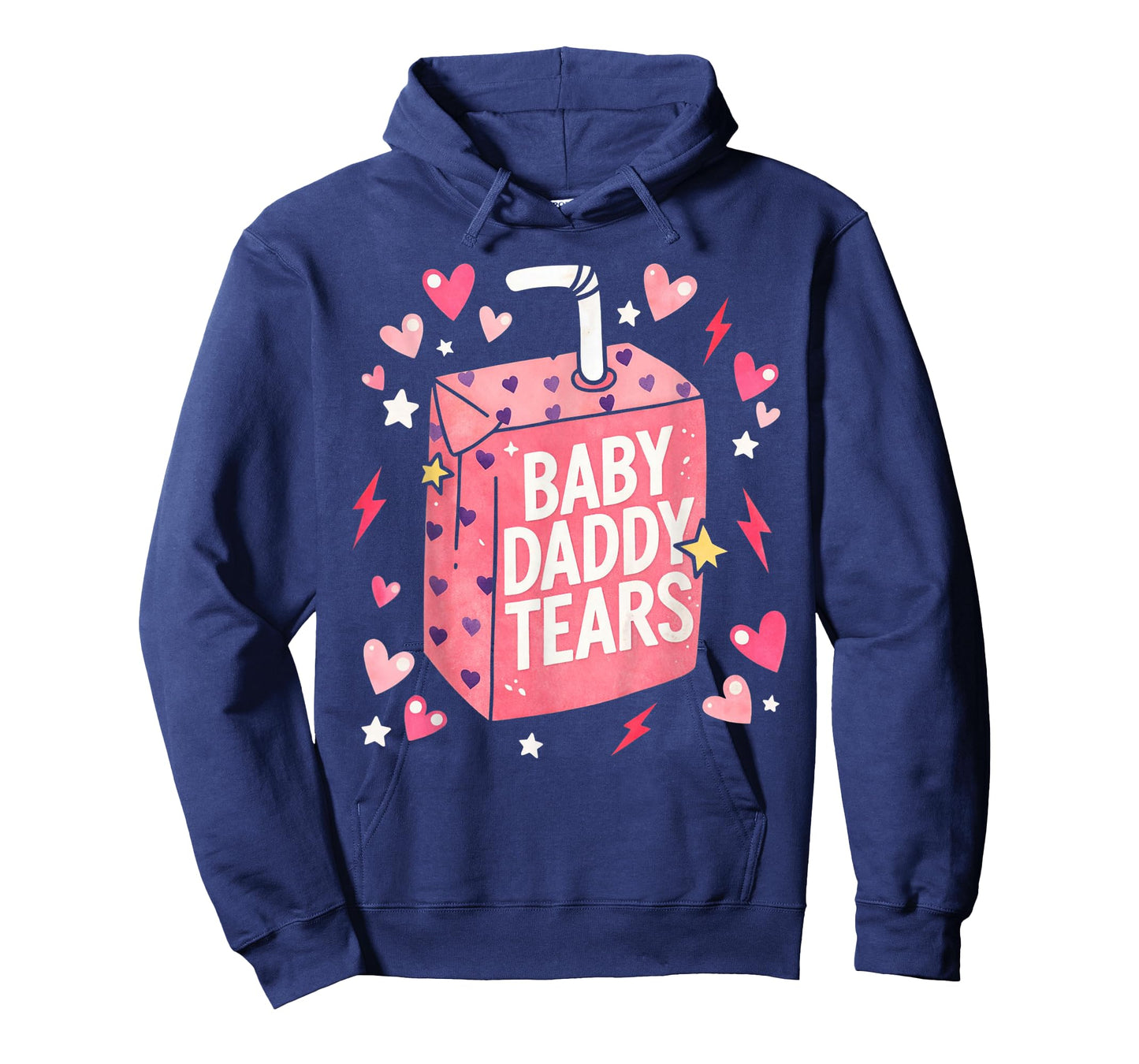 Baby Daddy Tears Funny Pink Juice Box Quote T-Shirt