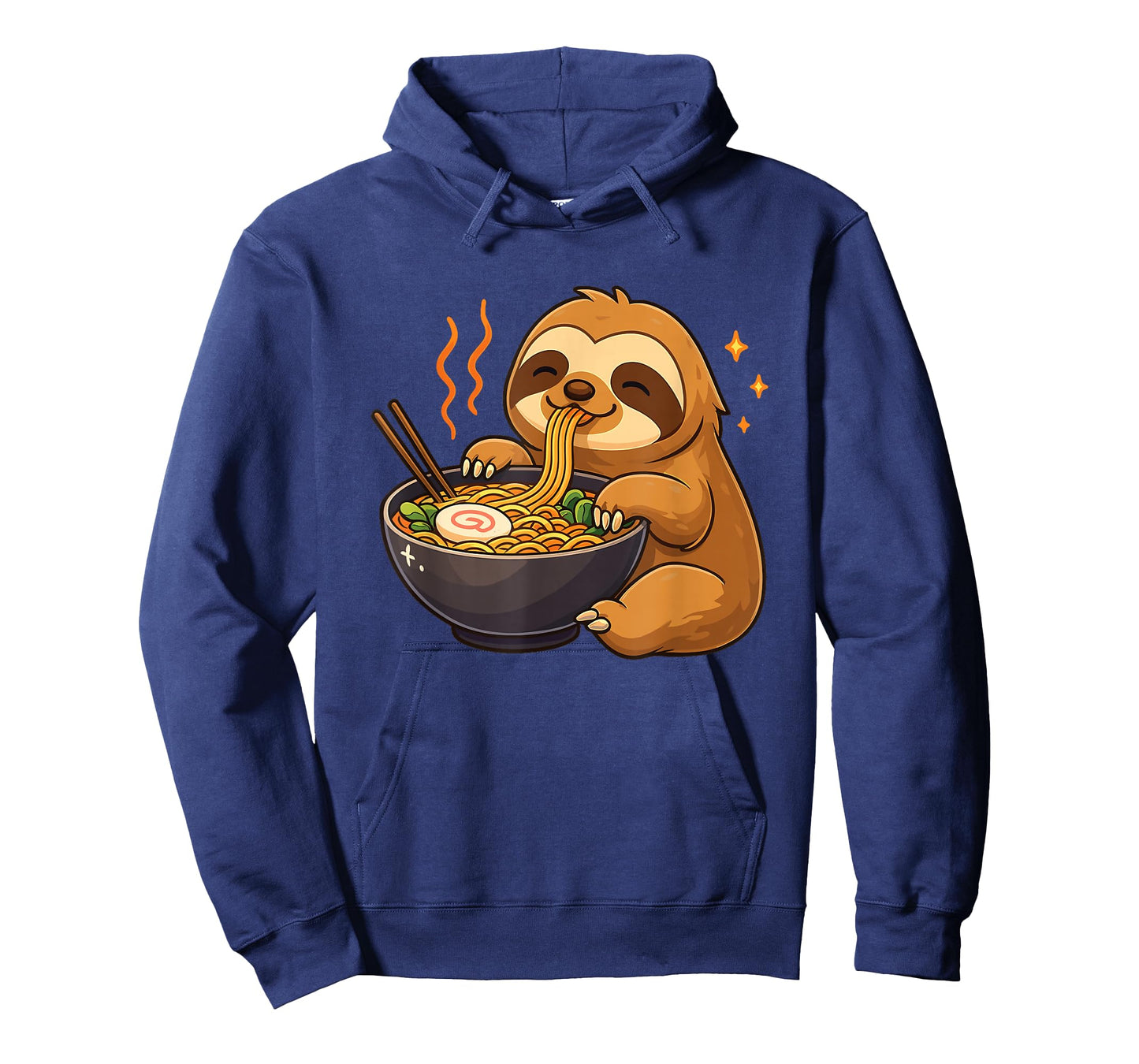 Sloth with Noodles Ramen Kawaii Sloth T-Shirt
