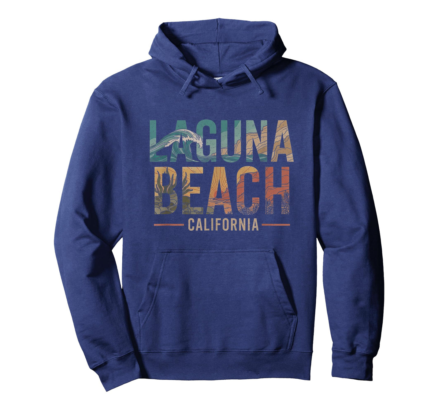 Retro Laguna Beach California Design T-Shirt