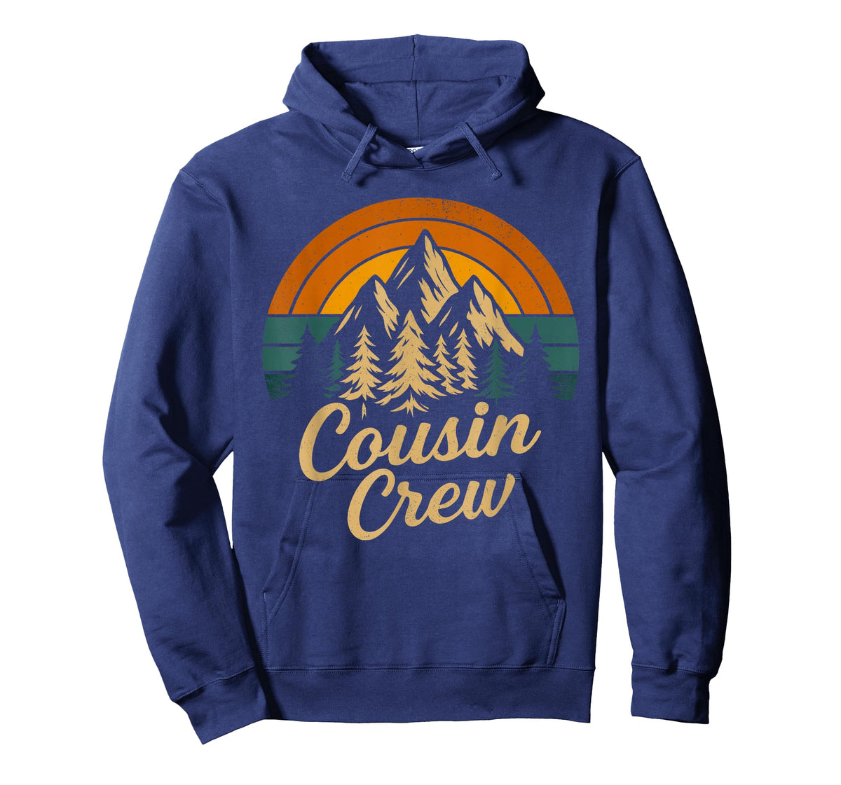 Vintage Cousin Crew Family Matching Camping Cousin Squad T-Shirt