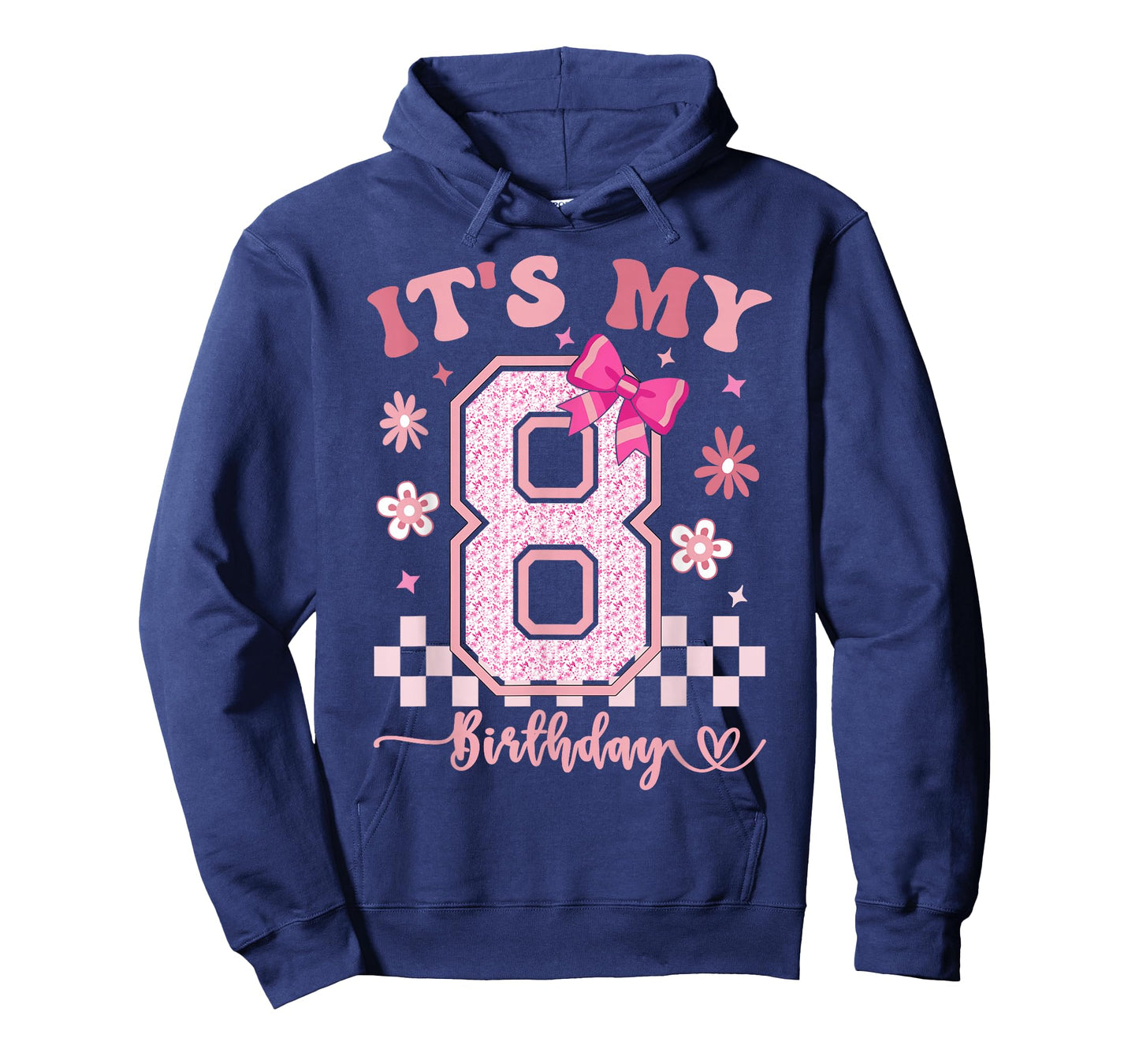 It's My 8th Birthday Girls 8 Year Old Girl Birthday T-Shirt