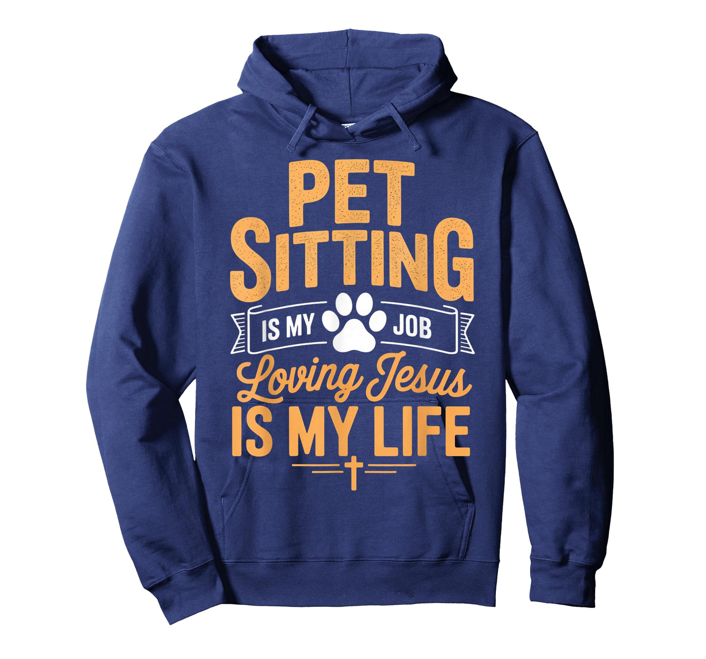 Loving Jesus is Life Dog Walking Dog Trainer Pet Sitting T-Shirt