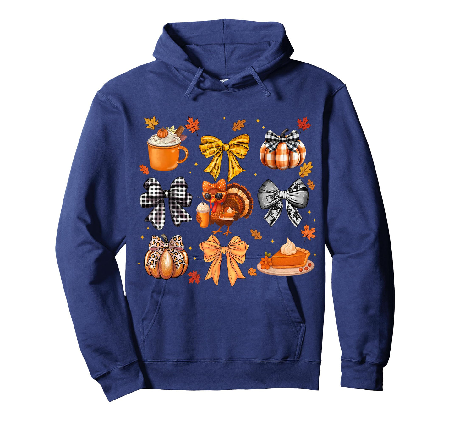 Turkey Drinking Coquette Bow Thanksgiving Pumpkin Turkey Day T-Shirt
