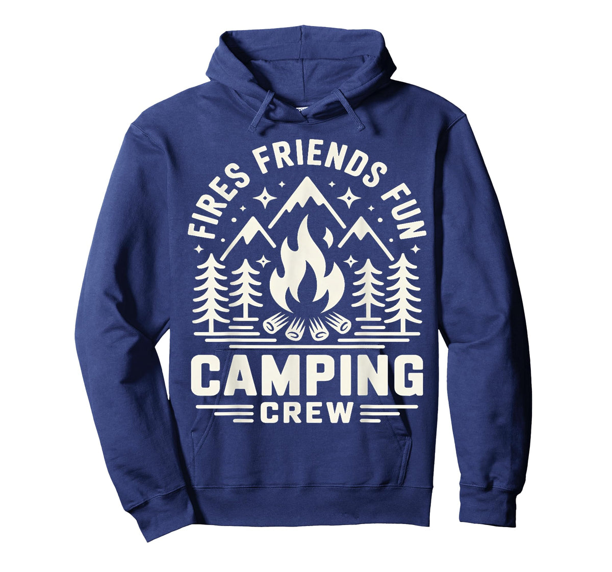 Fires Friends Fun Camping Crew Camp Campfire Vacation T-Shirt