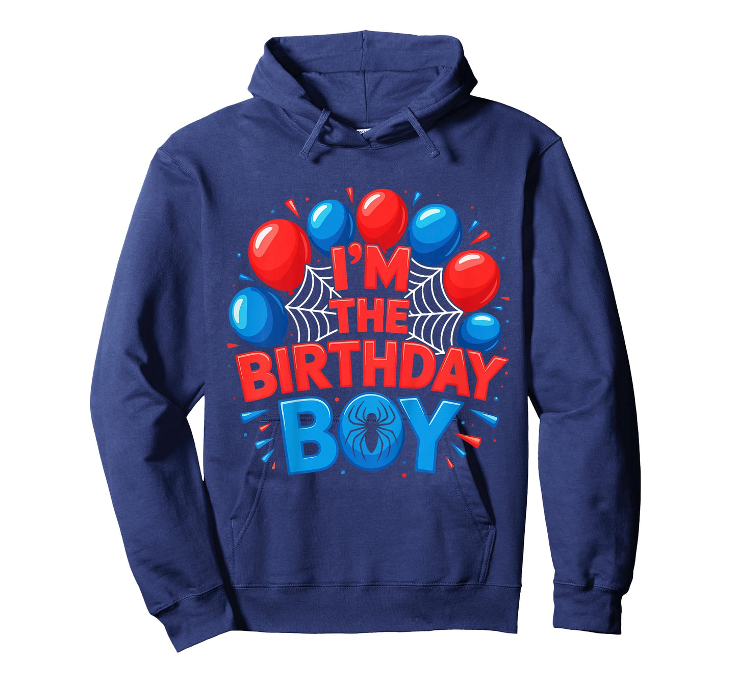 Kids Spider Web Party I'm The Birthday Boy T-Shirt