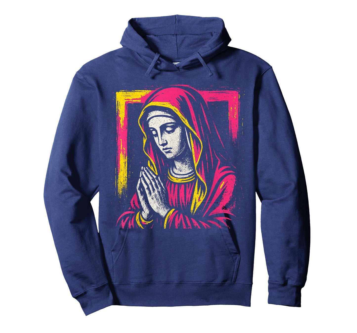 Virgin Mary - Vintage Graphic Christian Faith T-Shirt