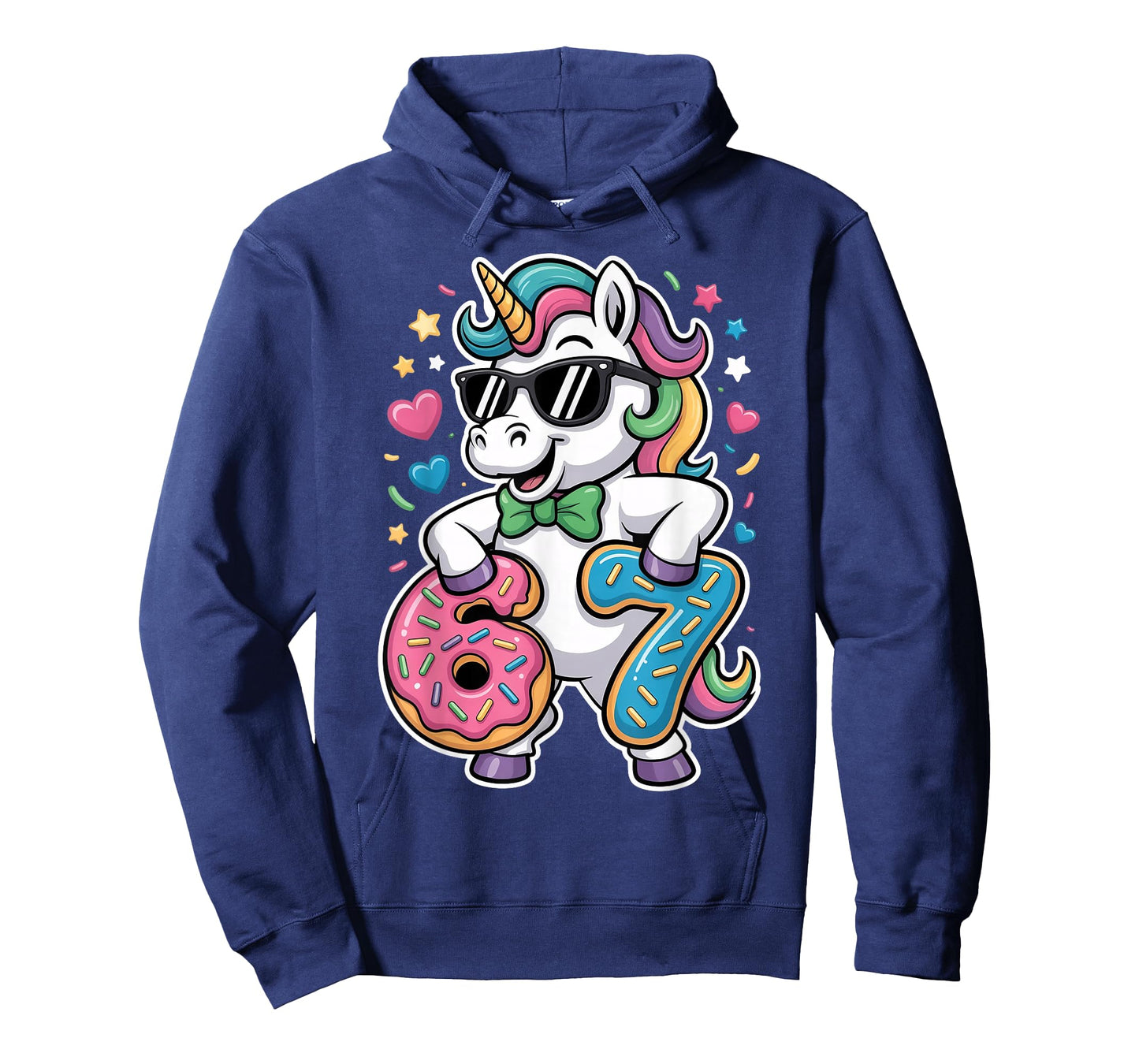 Funny Meme Unicorn Girls Kids Six Seven 6-7 Brainrot 67 T-Shirt