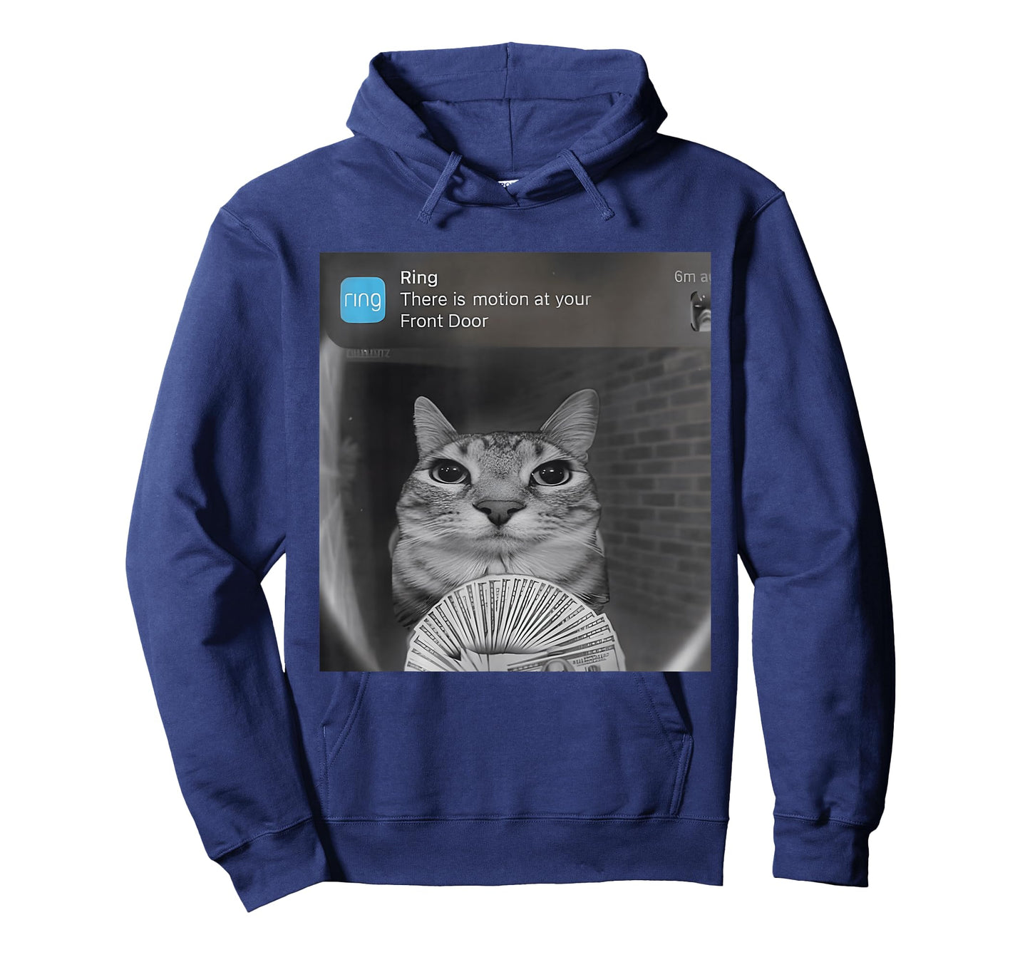 Ring Cat with Motion Funny Parody Cat Meme Silly Stupid Meme T-Shirt
