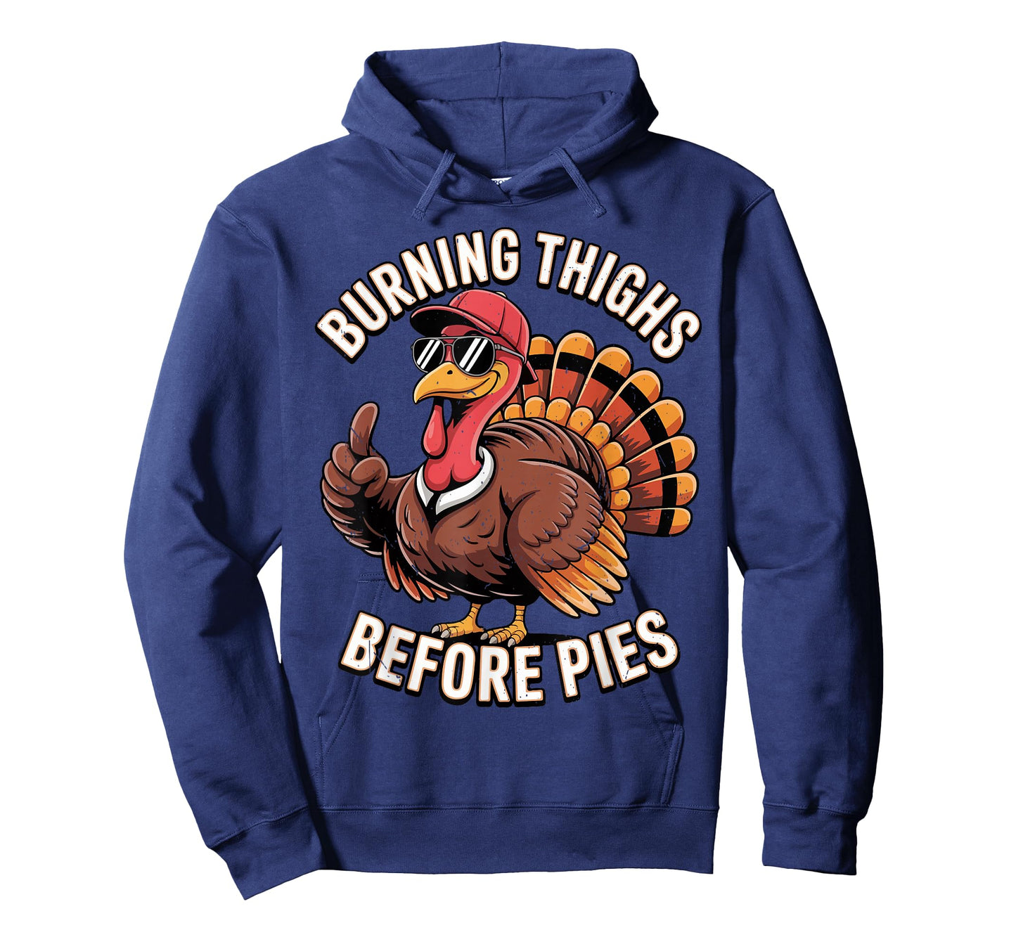 Turkey Trot Burning Thighs Before Pies Thanksgiving Running T-Shirt